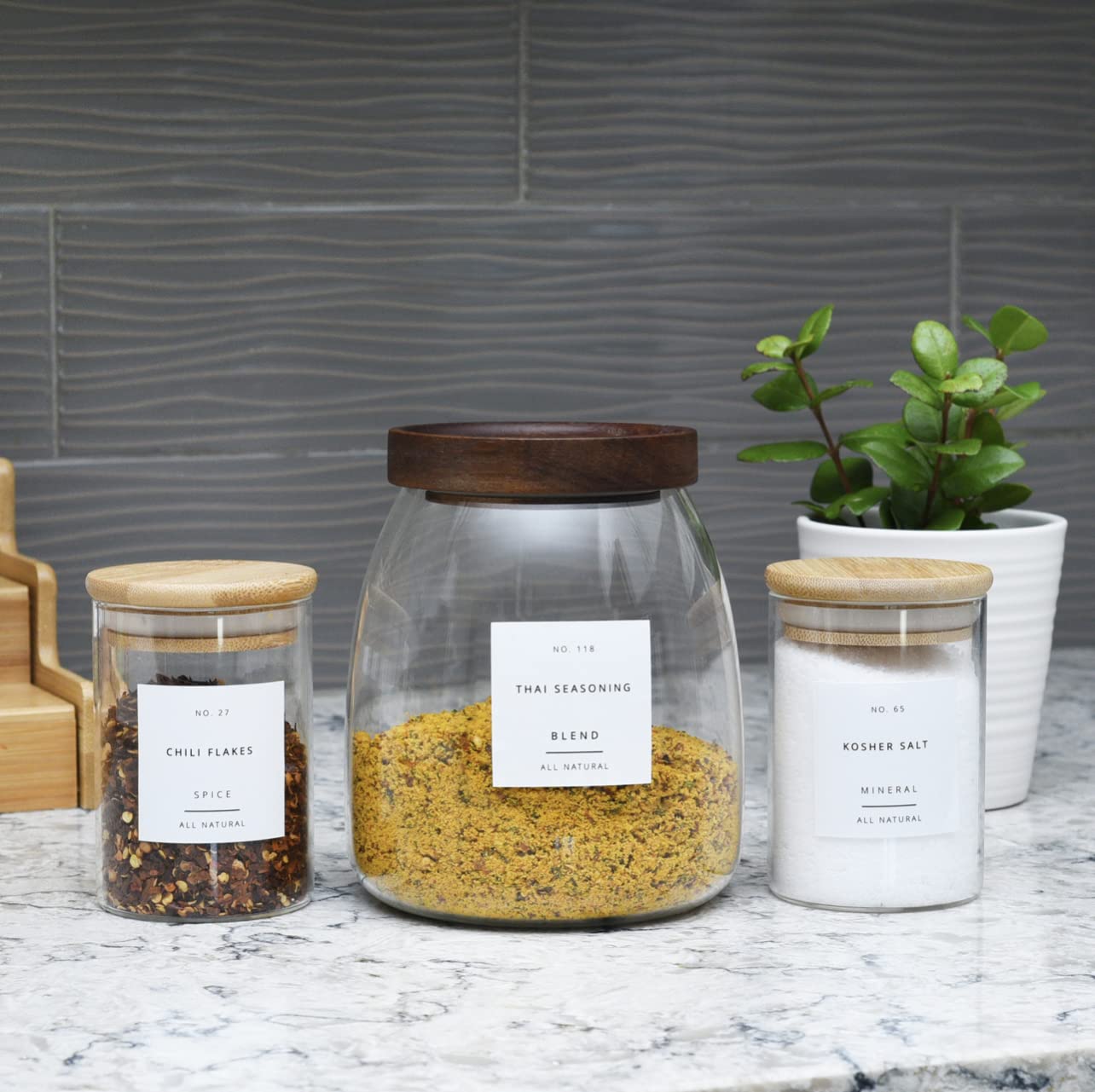 160 Minimalist Spice Jar Labels 133 PRE-Printed Spice Labels 11 DIY White Blank Labels 16 Best by Date Spice Label Waterproof Matte Finish