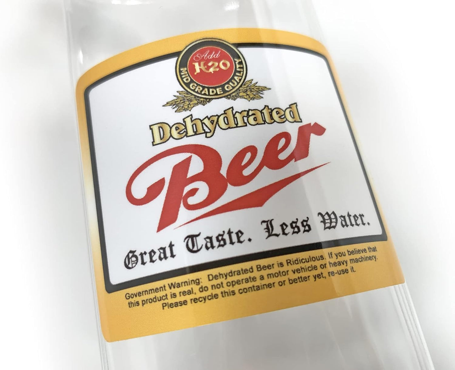 Dehydrated Beer Labels, 24 Vinyl Stickers, Enough for Two Cases! Realistic Lables, Glossy, Durable, Apply to Your own Bottles, Fool Your Friends, Practical Joke, College Gift, Looks Real