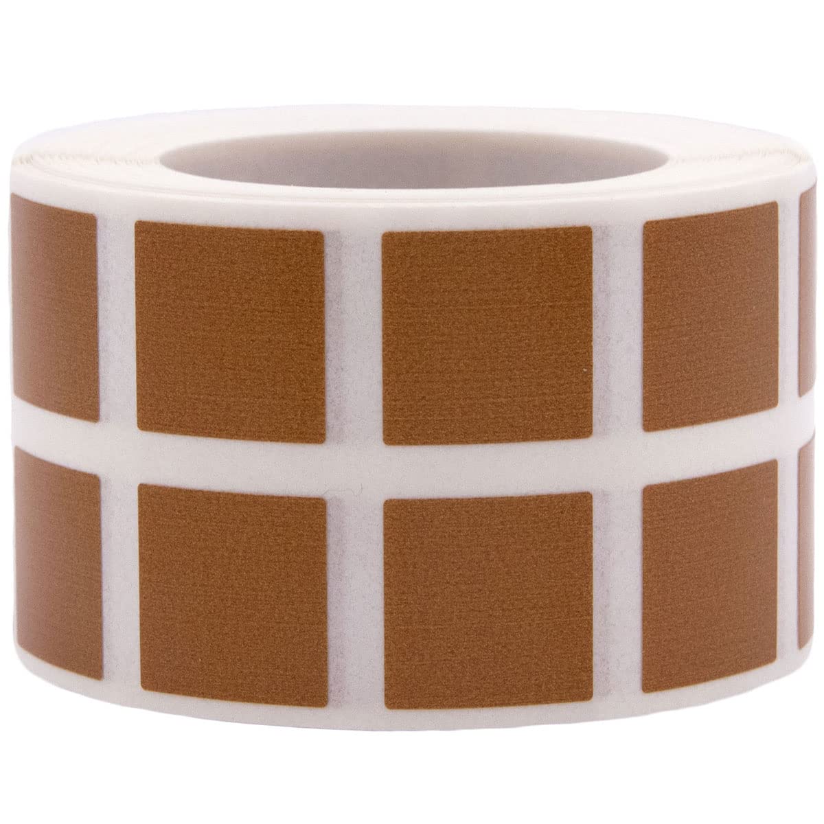 Tan 1/2" Inch Square Adhesive Labels 1,000 Color Coding Dot Stickers for Efficient Inventory Management, Crafting Projects, and Organizational Tasks in Offices, Schools, and Homes Tan