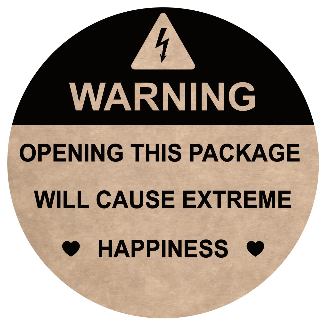 2 inch 300 PCS Warning Opening This Package Will Cause Extreme Happiness Stickers Shipping Mailing Cartons Envelops Adhesive Labels