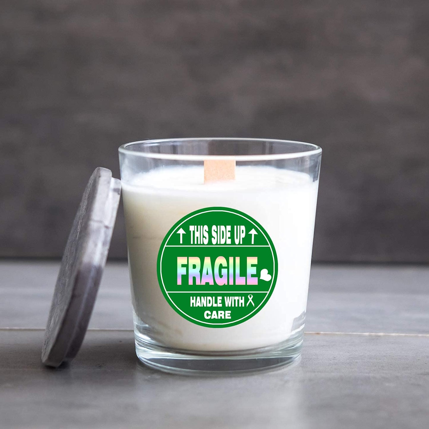 This Side Up Fragile Handle with Care Stickers,Fragile Stickers for Shipping and Packing,Shipping Labels,2 x 2 Inch 500 Total Labels.