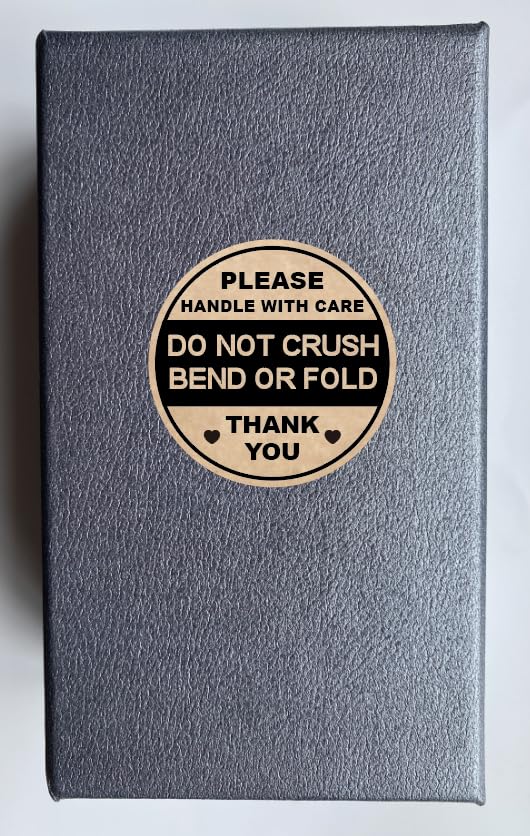 2 inch 300 PCS Do Not Crush Bend or Fold Handle with Love Labels Stickers Shipping Mailing Cartons Envelops Adhesive Labels