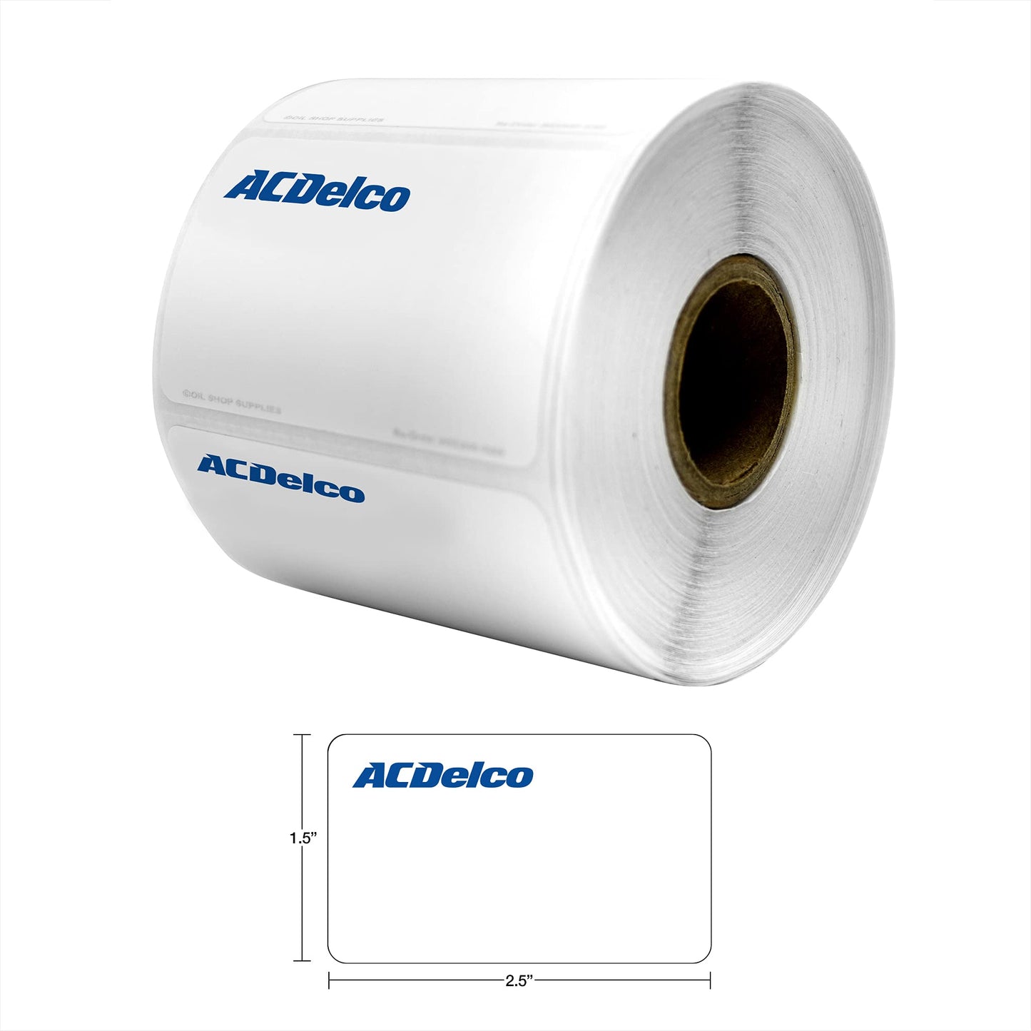 Service Reminder Refill Labels with AC Delco Logo, Indy Print Refill Stickers 500 Count