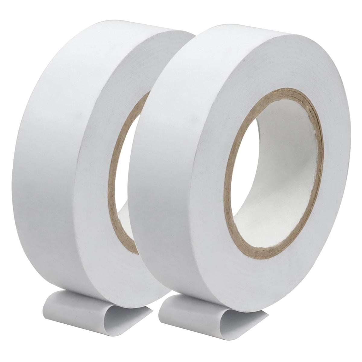 White Electrical Tape Vinyl, 3/4 Inch 65 Feet Insulating Tape for Electrical, Repairs, Automotive and Equipment, Under 600V (2 Rolls) White