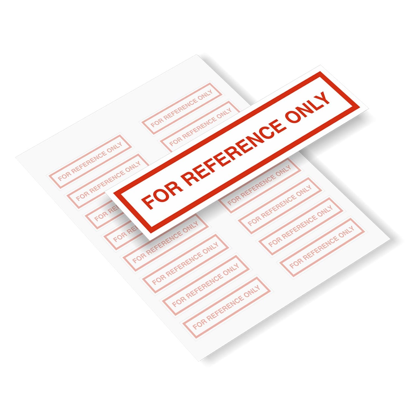 SmartSign for Reference Only Labels | Pack of 160, 2" x 0.5" Write-On Removable Vinyl Stickers, Made in USA