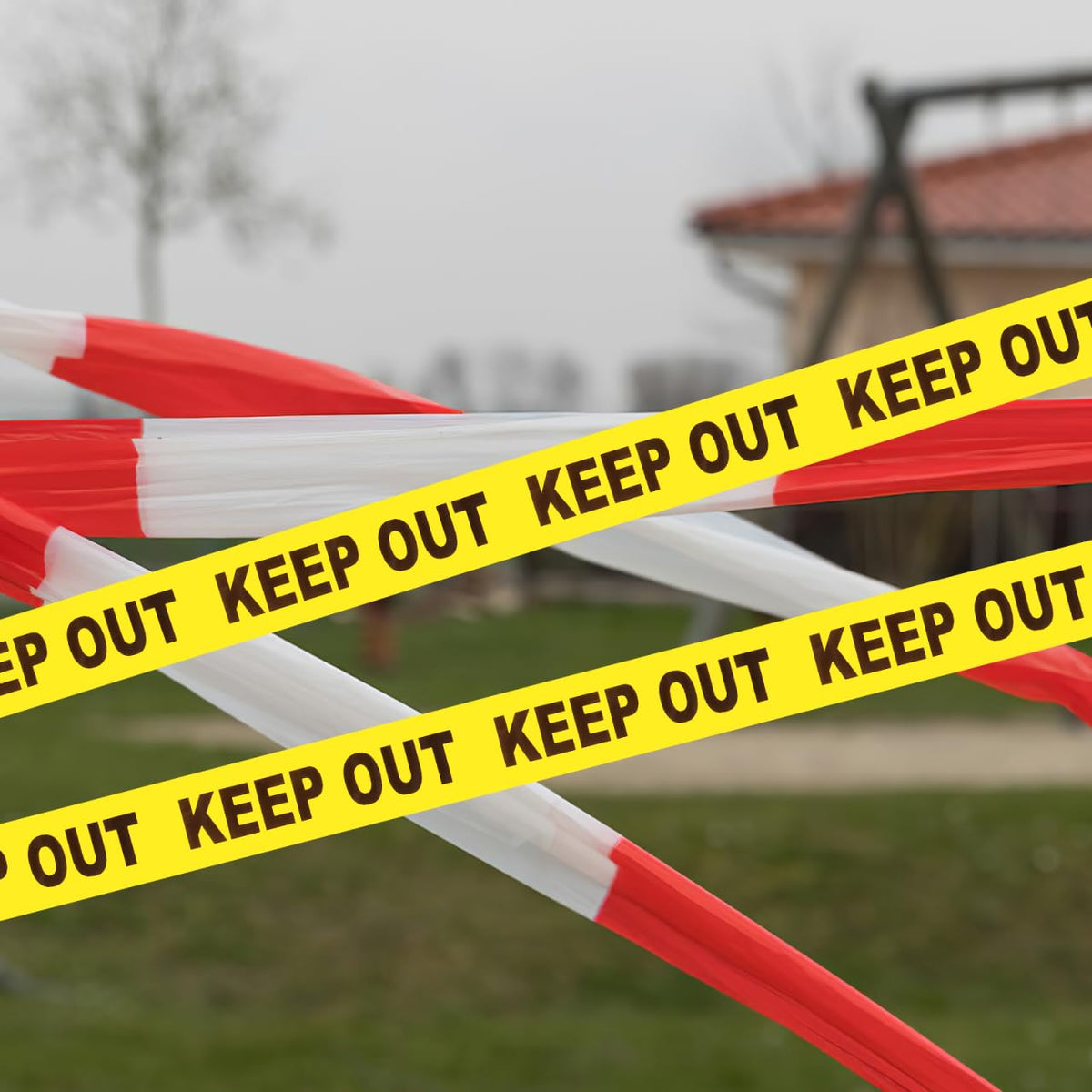 Unomor Non-Adhesive Crime Scene Tape Roll 3937In Yellow Warning Keep Out Tape for Safety Barriers Construction Sites and Hazardous Area Caution
