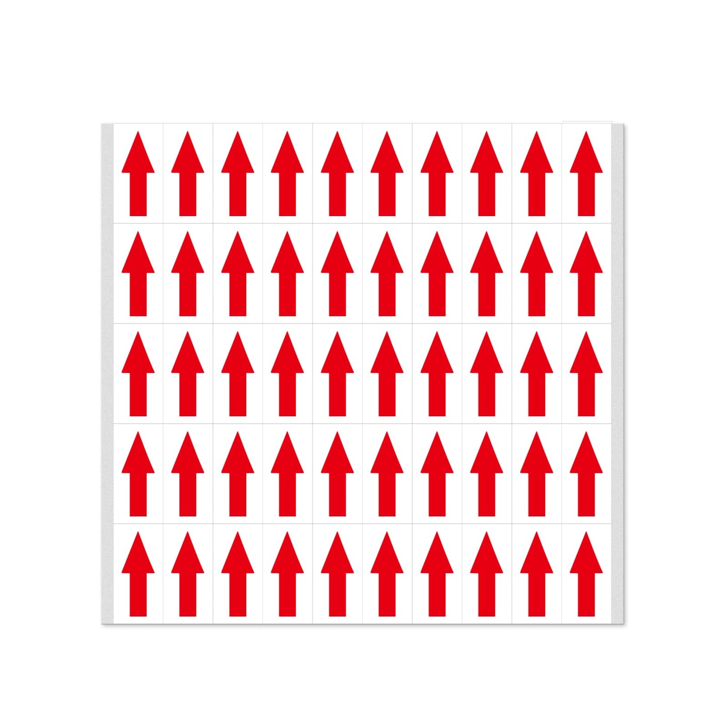 Red Small Arrow Stickers 1.6 Inch Sticker - Removable Waterproof Self-Adhesive Labels for Marking 500 PCS 1.6 x 0.8 Inch
