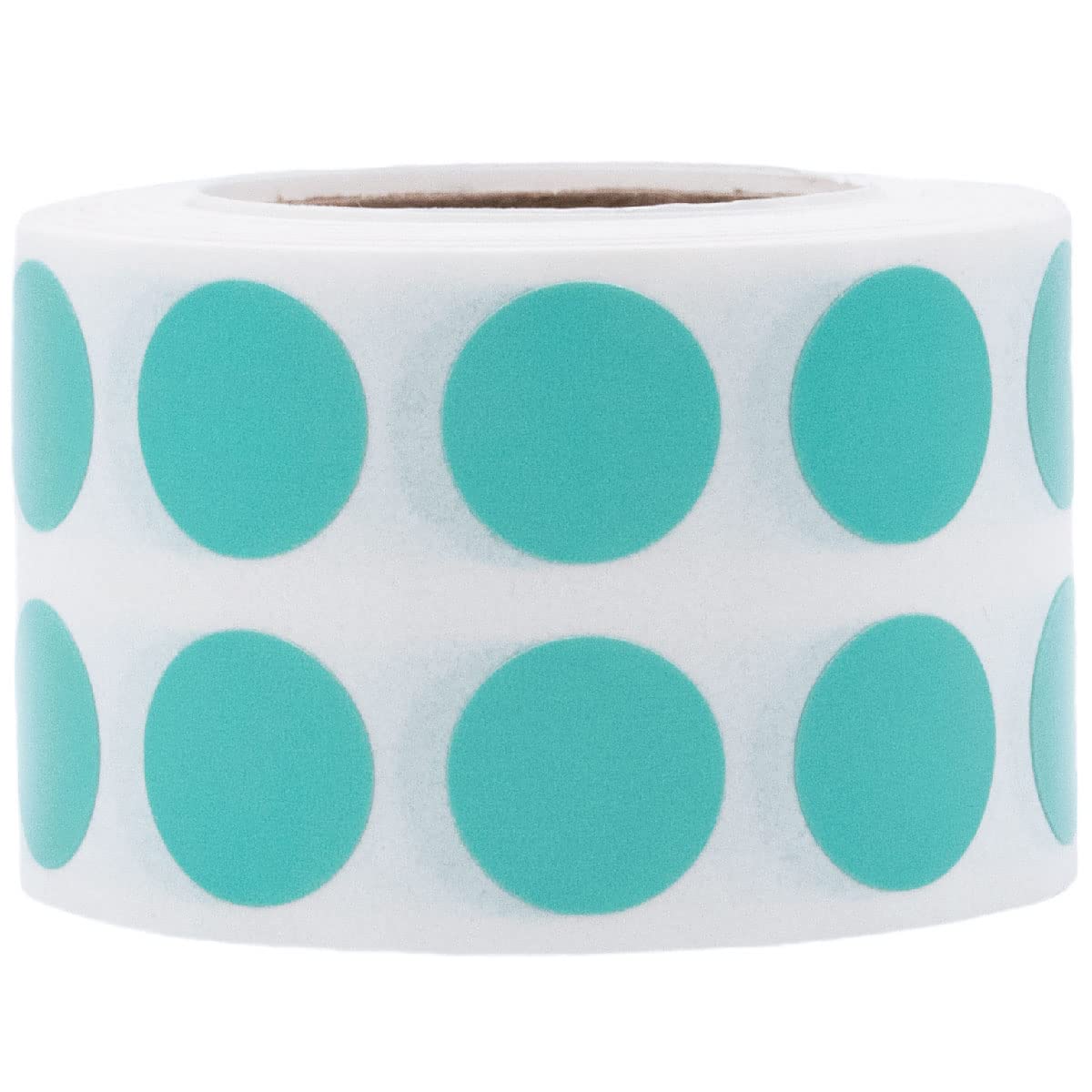 Teal 1/2" Inch Round Adhesive Labels 1,000 Color Coding Dot Stickers for Efficient Inventory Management, Crafting Projects, and Organizational Tasks in Offices, Schools, and Homes Teal