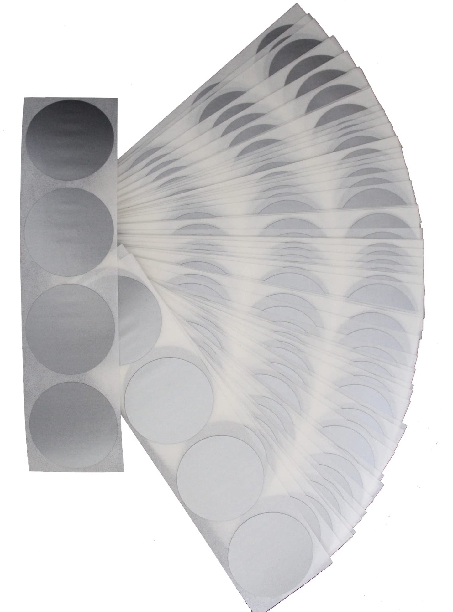 Scratch Off Sticker 1.5 inch Silver Round Labels for DIY Make Your Own Lottery Raffle Ticket Games My Scratch Offs (250 Pack) 250 Pack