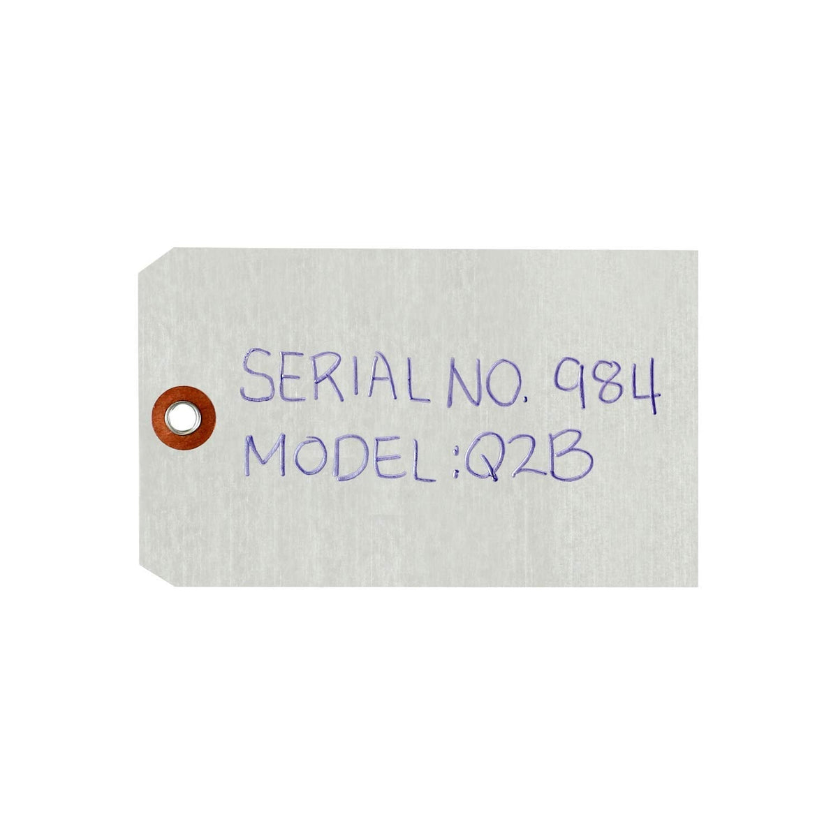 SmartSign Debossable Dead-Soft Aluminum Indentable Blank Write-On Marking Tags | 3" x 5", Pack of 100 3" x 5" No Attachment - Pack of 100