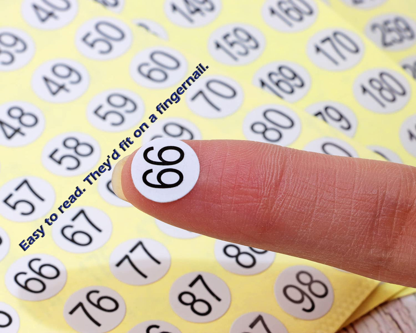 Mini Skater 1-100,101-200, 201-300, 6 Sheets 2/5 Inch Small Self Adhesive Vinyl Consecutive Number Stickers Labels for Storage Reward Charts Jars Board Game Nail Polish Swatch Sticks