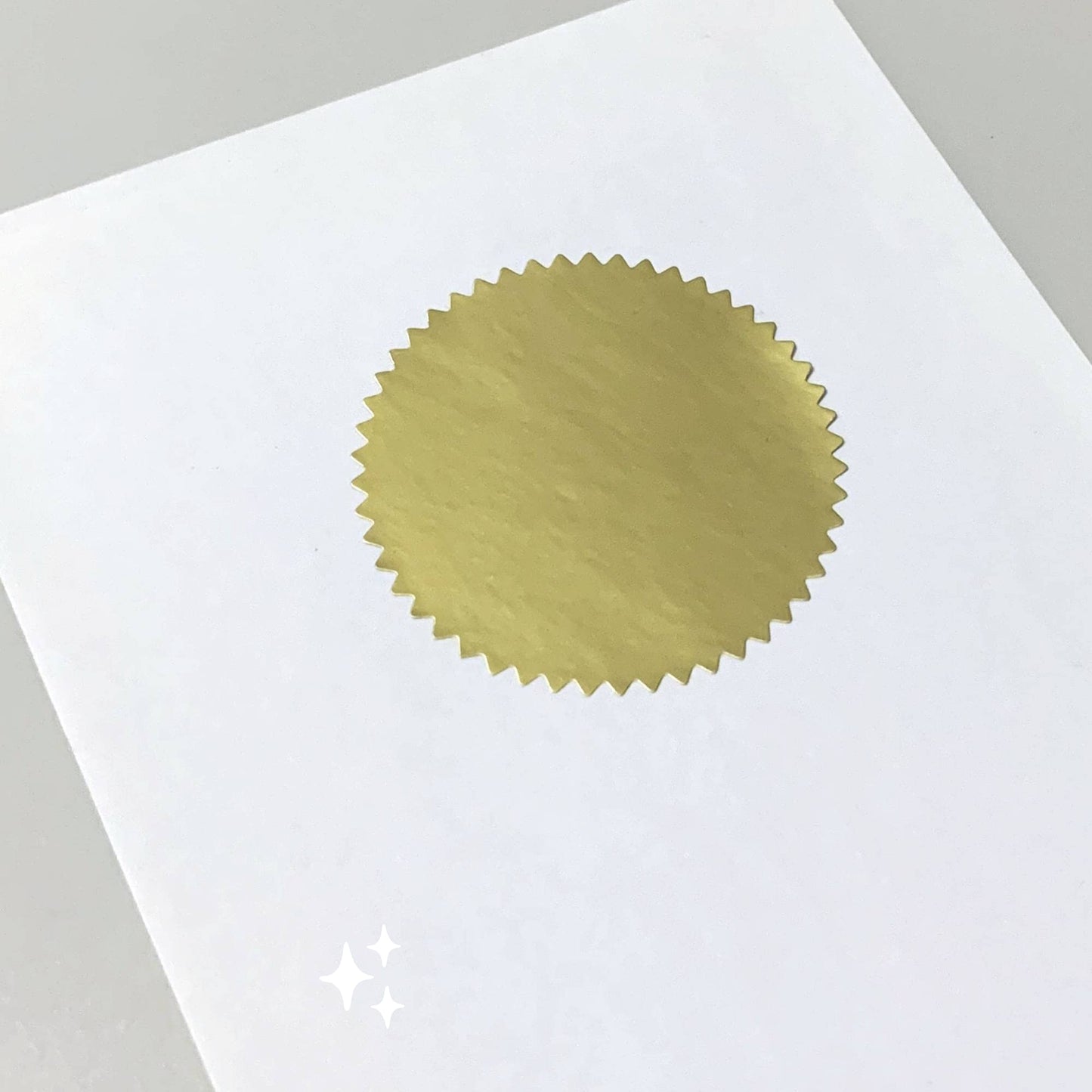 400 Pack, 2" Certificate Award Seals Stickers - Silver/Gold Gold + Silver | Pack of 400