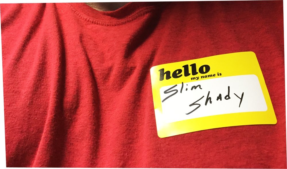 Hello Name Tag Stickers Yellow Blank Space for Your Name 3 1/2 x 2 1/2 Inch Rectangles 500 Adhesive Labels