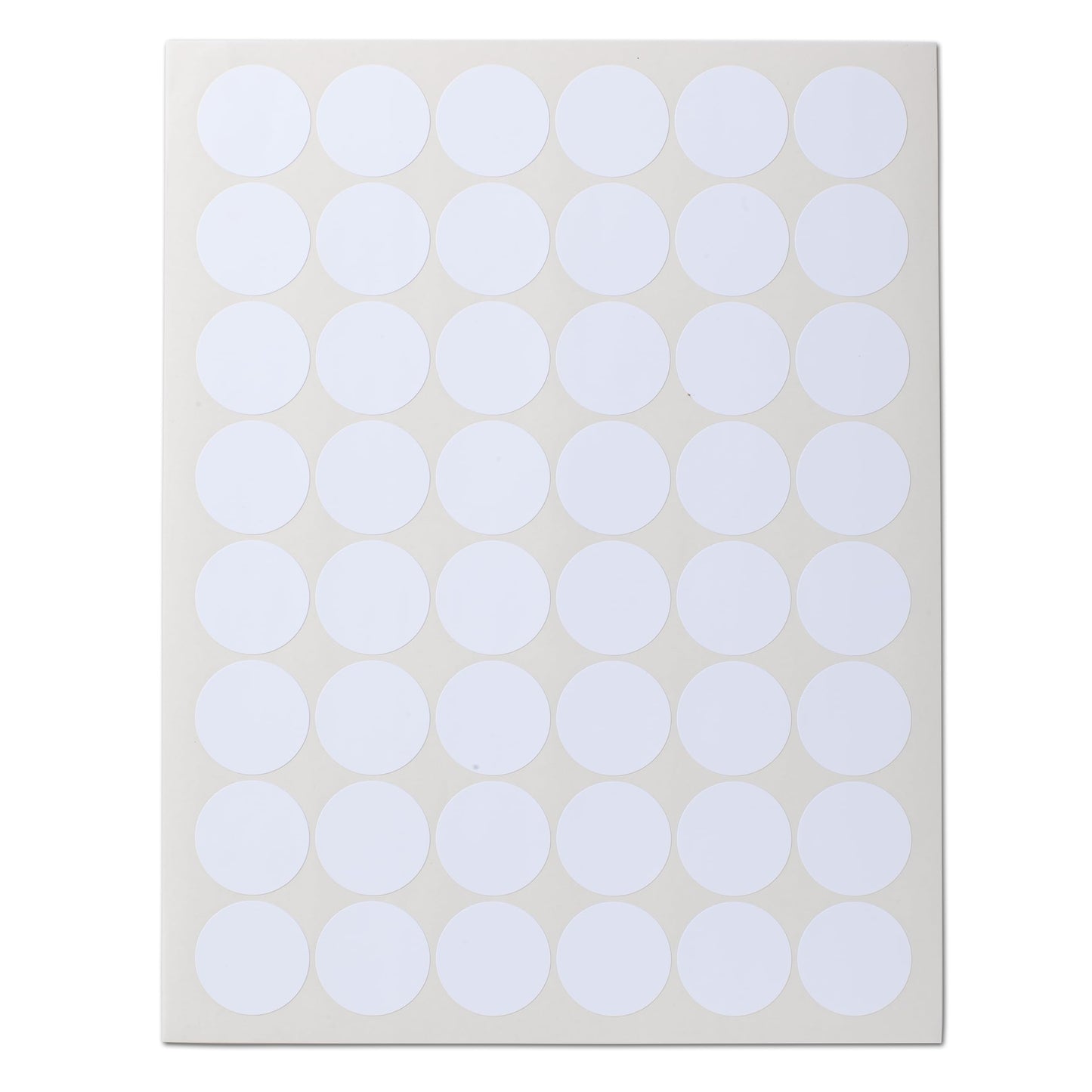 Waterproof Essential Oil Labels, 240 Circles, 1.25 Inch Diameter, Oil Proof, Highly Durable Blank Stickers