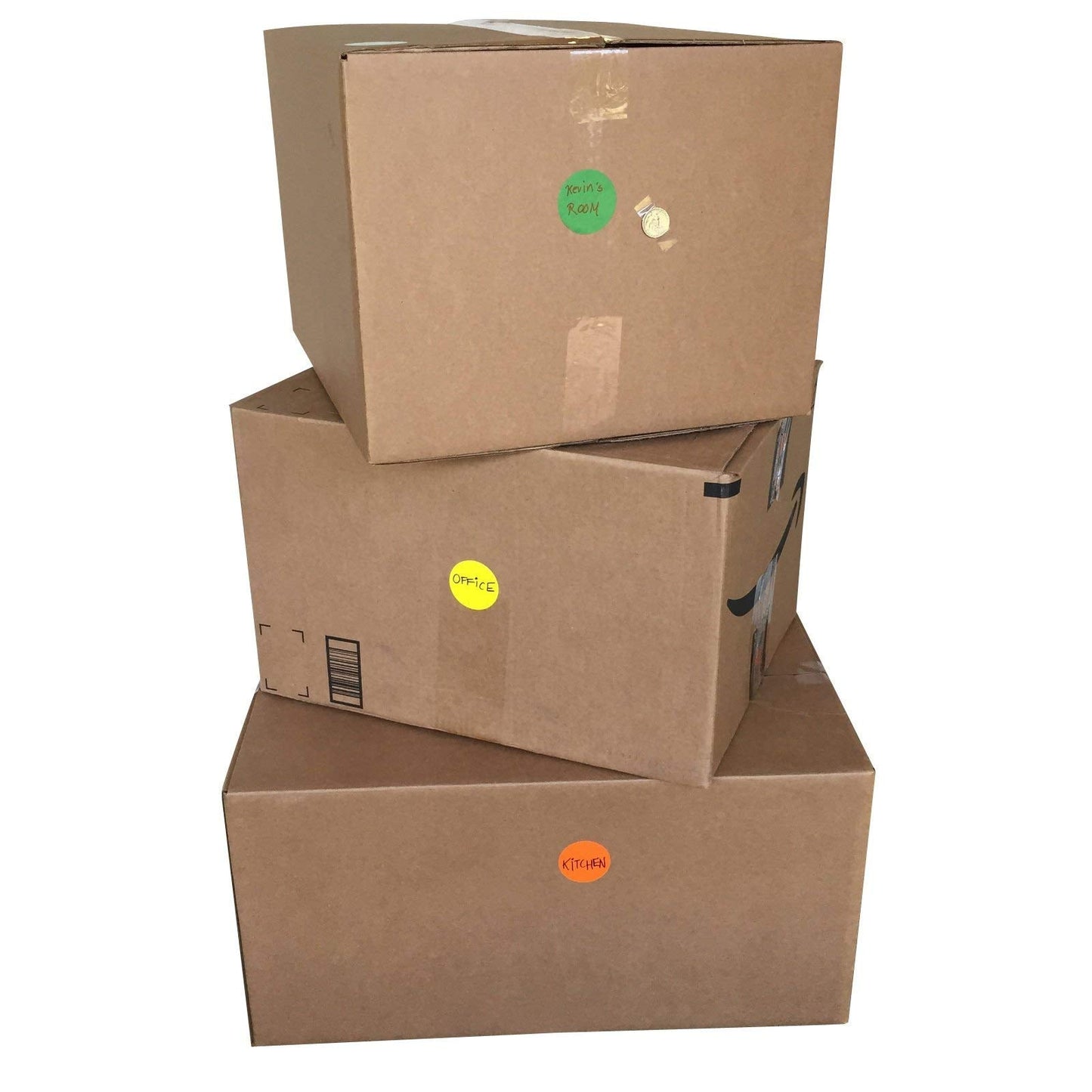 Round 2" inch White Sticker 50mm Dot Labels for Multi-Purpose for Jars, Storage, and Identification - Permanent Adhesive Label Stickers - 72 Pack 72-Pack
