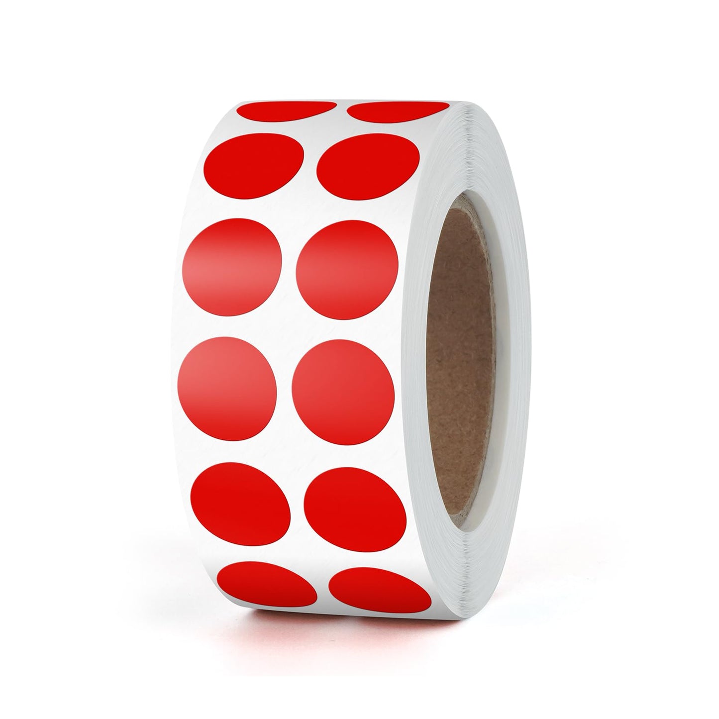 Round Stickers Red 0.5 Inch Circle Labels with Color Coding Dot Sticker Waterproof Removable Roll of 2000 PCS