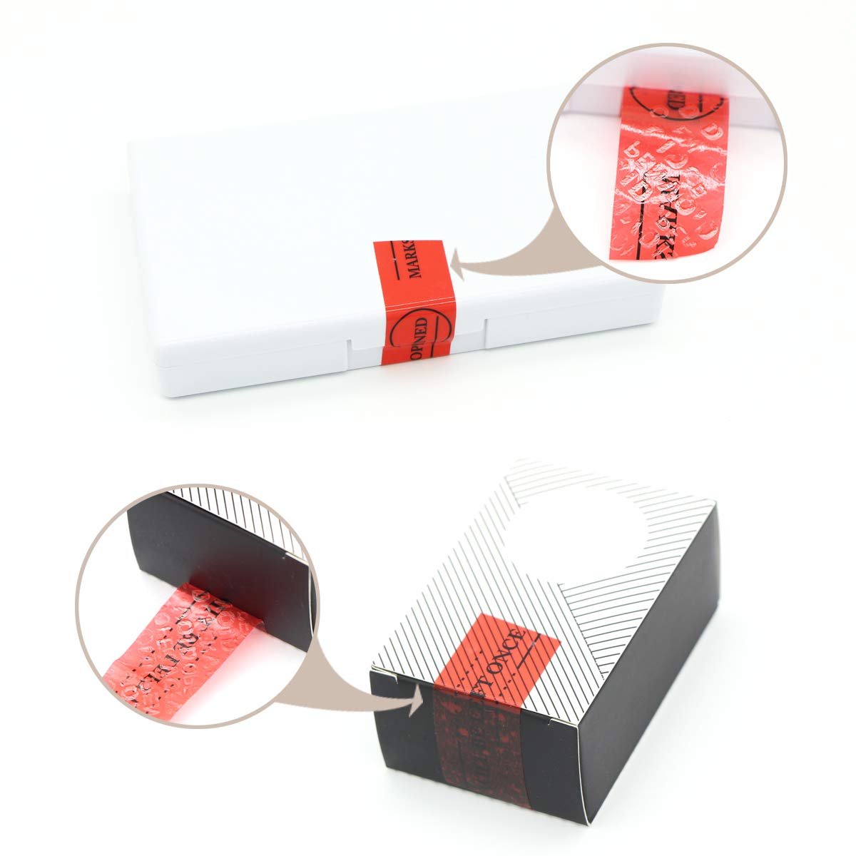 Solitary Walker Tamper Evident Security Tape Resistant Safety Tape Stickers Labels Seals 1 in x 55yds Prevent Opened Void Red Tape No Transfer No Damage to Protected Item 1 inch