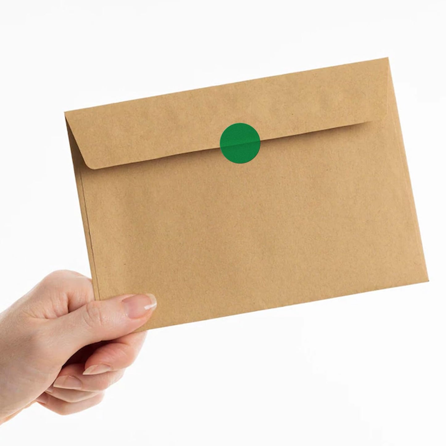 Round Stickers Green 3/4 Inch Circle Labels with Color Coding Dot Sticker Waterproof Removable Roll of 1000 PCS
