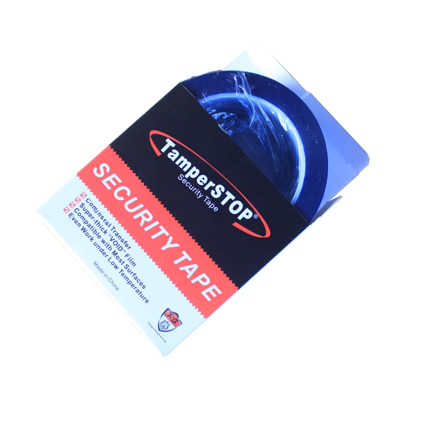 2 Rolls Blue Non-Transfer Tamper Evident Security “VoidOpen” Tapes (1Inch x 50Yards x 2Mil, No Residue Left, Do Not Open if Seal is Broken)