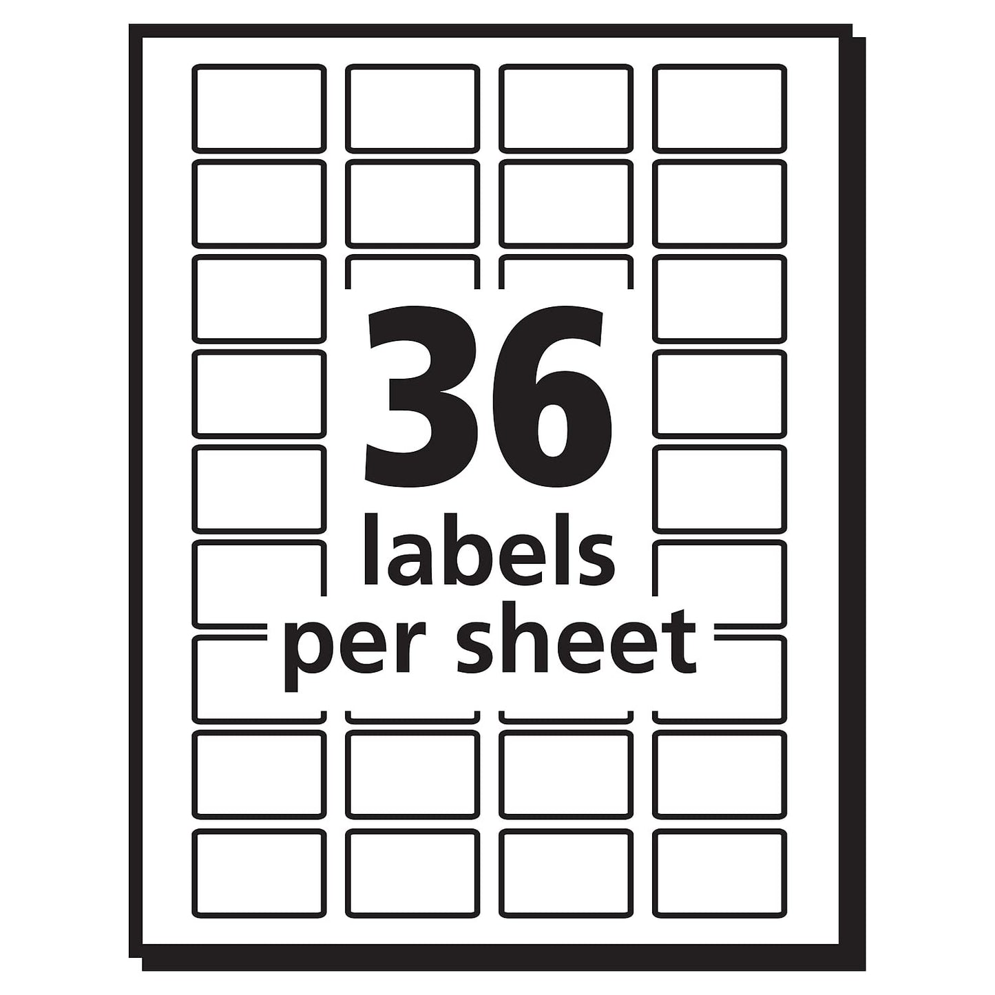 Avery AVE05418 - Avery Print or Write Removable Multi-Use Labels