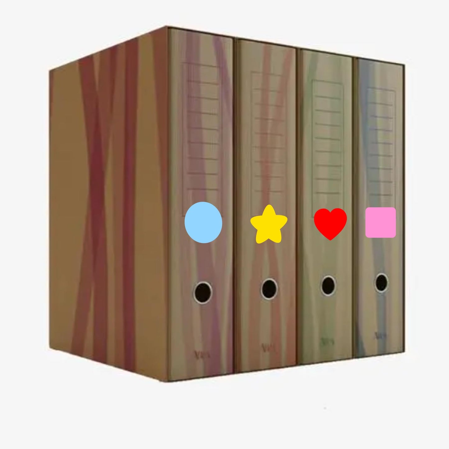 Multi-Shaped Color-Coding Stickers 1 inch Basic Shapes Dot Labels Differ Colorful Round Hearts Stars Triangle Square Rectangle Oval Stickers for Toddlers Kid Student Classroom Office 800pcs