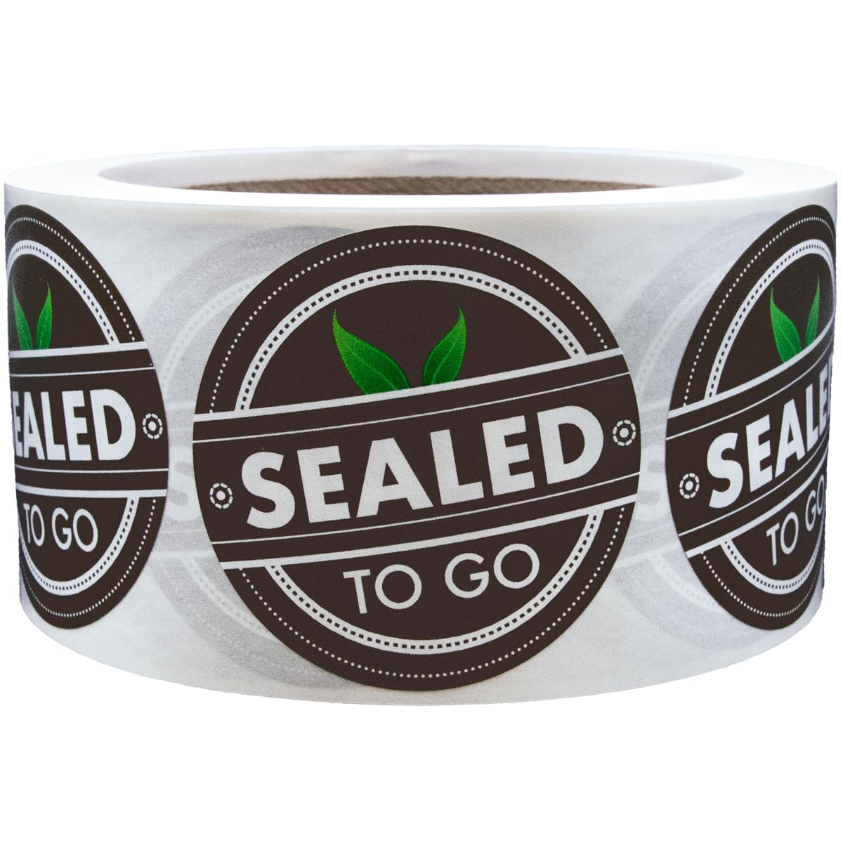 Sealed to Go Food Delivery Tamper Labels 2 Inch 500 Total Labels