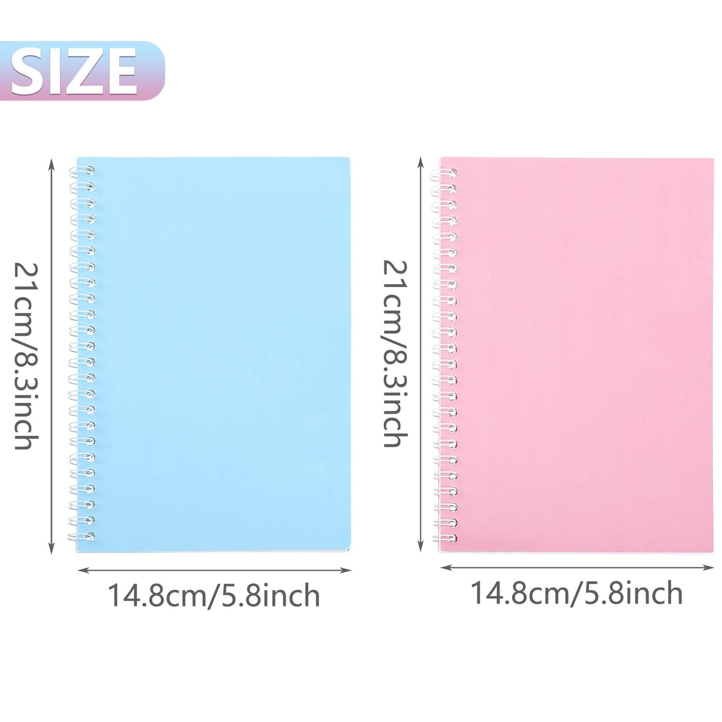 Zonon 2 Pcs Sticker Book Collecting Albums Reusable Sticker Collecting Books 8.3 x 5.8 Inches Blank Keeper Accessories Labels with a Plastic Spatula(Minimalist) Minimalist