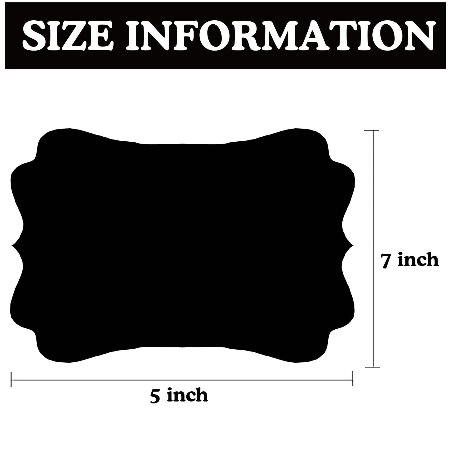 Trendslabels 5 x 7 Inch Large Chalkboard Labels Stickers for Storage Bins Vinyl Reusable Chalk Label for Mason Jars,Blackboard Sticker for DIY Food Containers Pantry Glass Bottles 18 Pcs