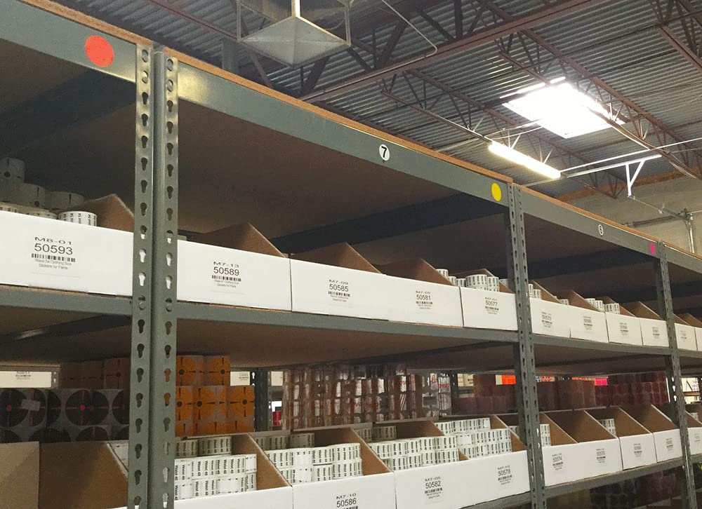 Yellow Color Coding Labels for Organizing Inventory 2 Inch Round Circle Dots 500 Total Adhesive Stickers On A Roll
