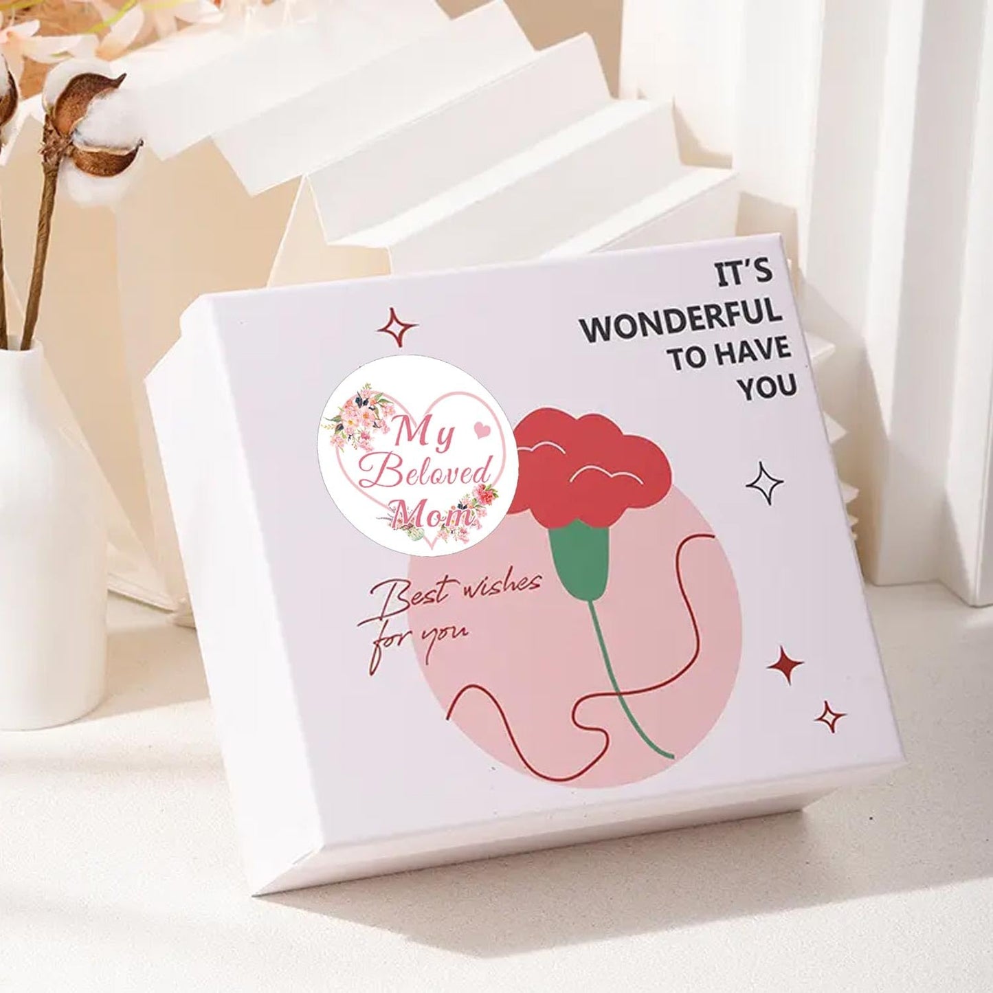270Pcs 2 Inch Happy Mother's Day Stickers Labels Floral Mother's Day Round Labels Mother's Day Envelope Seals Stickers Best Mom Ever Decal Presents Party Favor Flowers Cookies Decorations ,9 Designs