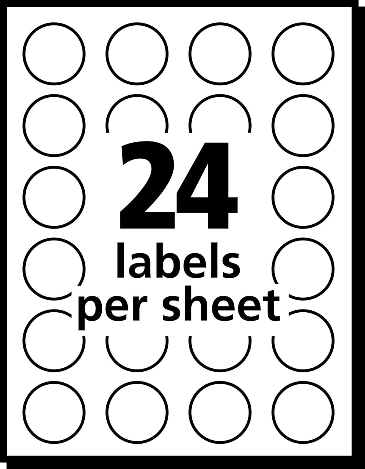 Avery Print/Write Self-Adhesive Removable Labels, 0.75 Inch Diameter, Green, 1008 per Pack (Pack of 2) 1 Ct (Pack of 2)