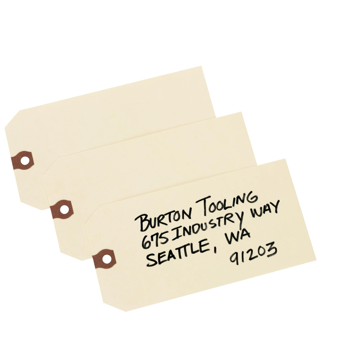 Avery Unstrung Shipping Tags, 11.5 pt. Stock, 2-3/4" x 1-3/8", 1,000 Manila Hang Tags (12301)