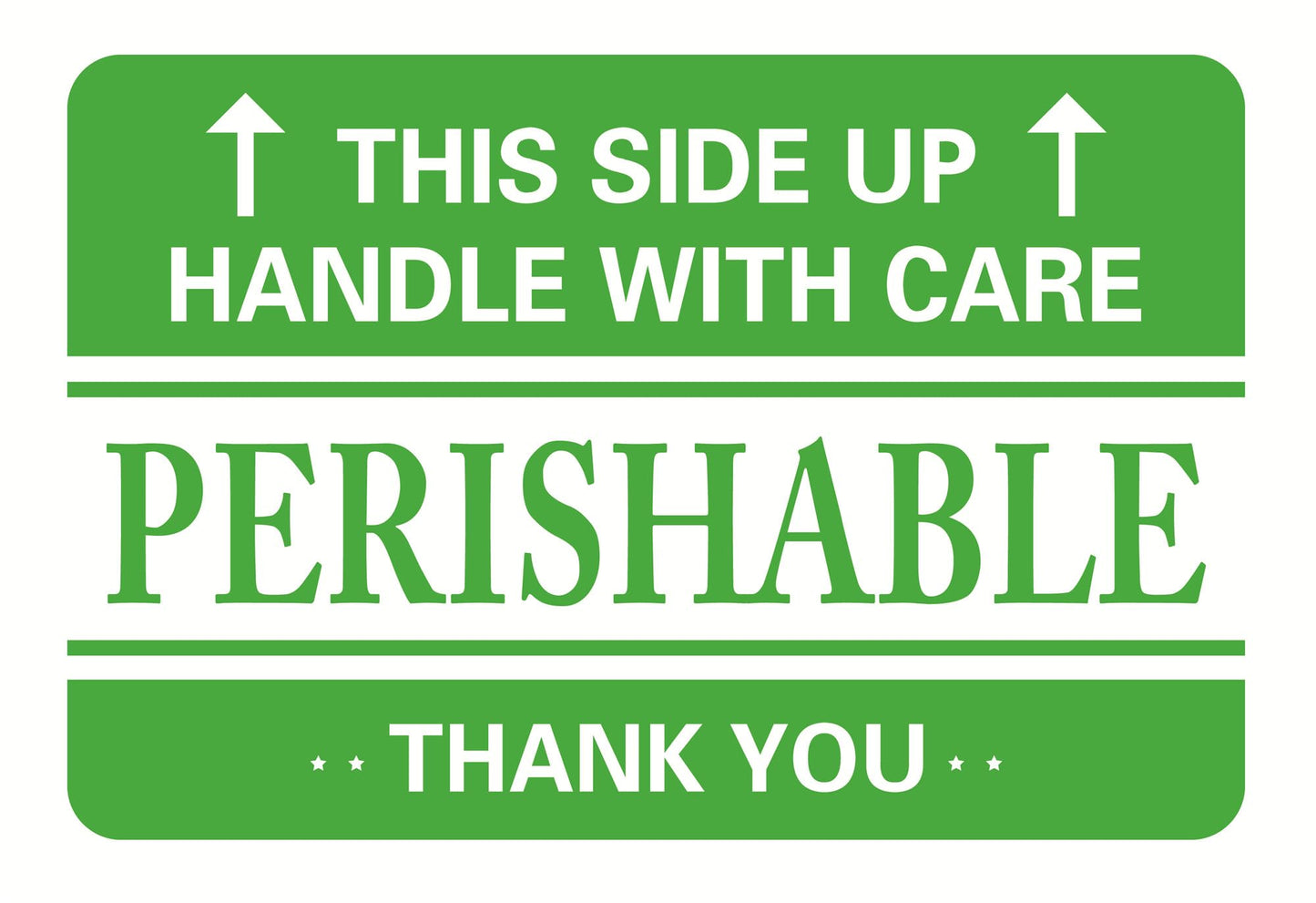 Perishable Sticker for Shipping,2x3 inch 200pcs Green Perishable Sticker for Shipping