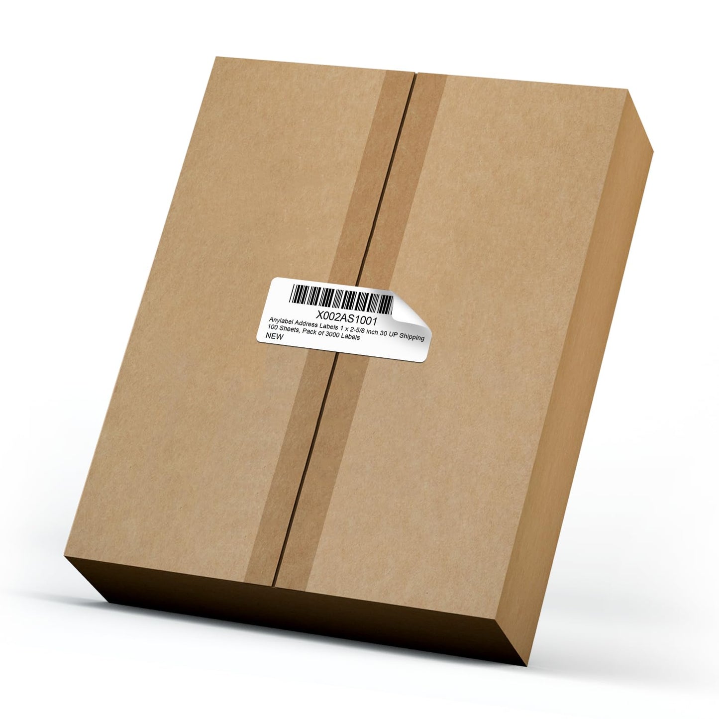 3000 Labels 100 Sheets 1" x 2-5/8" Address Label Sticker for Laser & Inkjet Printer - 30 Per Page Mailing Labels for Packages Adhesive, 30-up Return Address Labels 1" x 2-5/8" - 30 Per Page | 3000 Labels