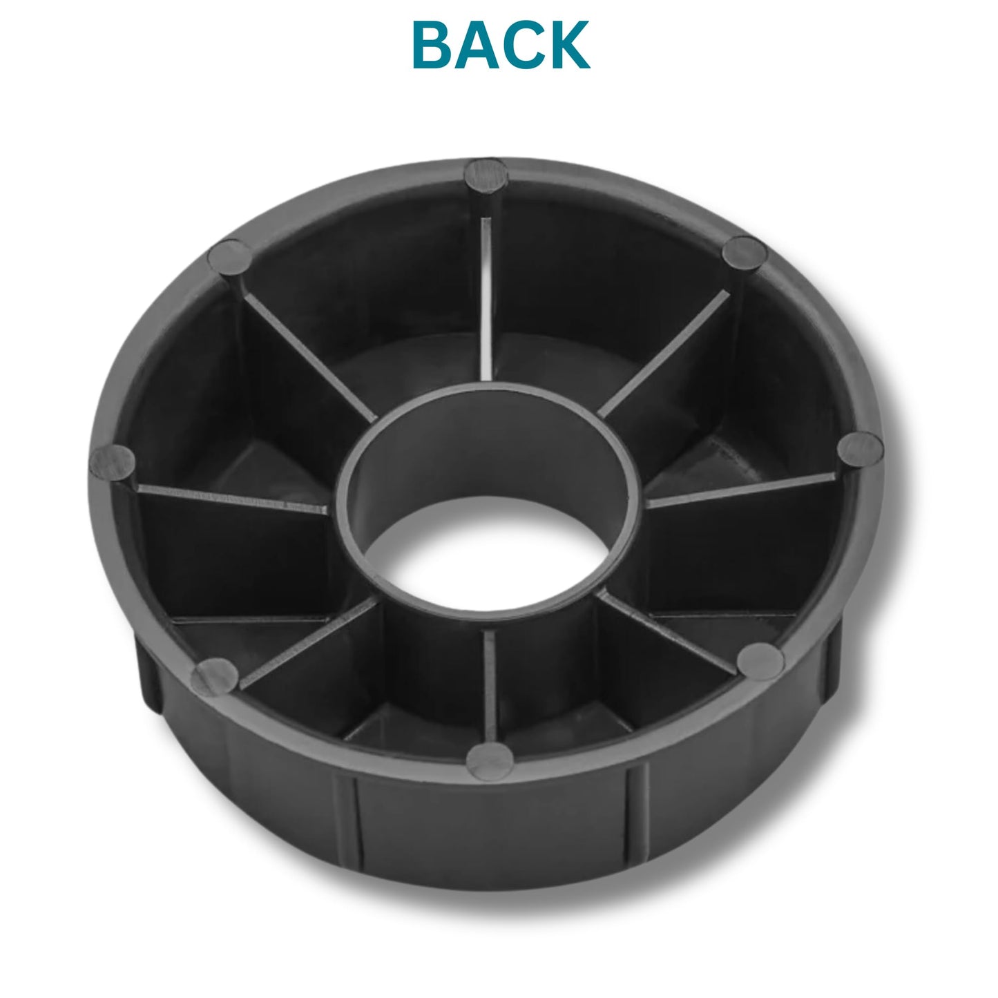 3" to 1" Core Adapter (1 Pair) for Label, Sticker, & Kraft Paper Rolls. Allows Label Rolls with 3" Cores to be Mounted on Dispensers - Compatible with 1" Axles 2 Pack