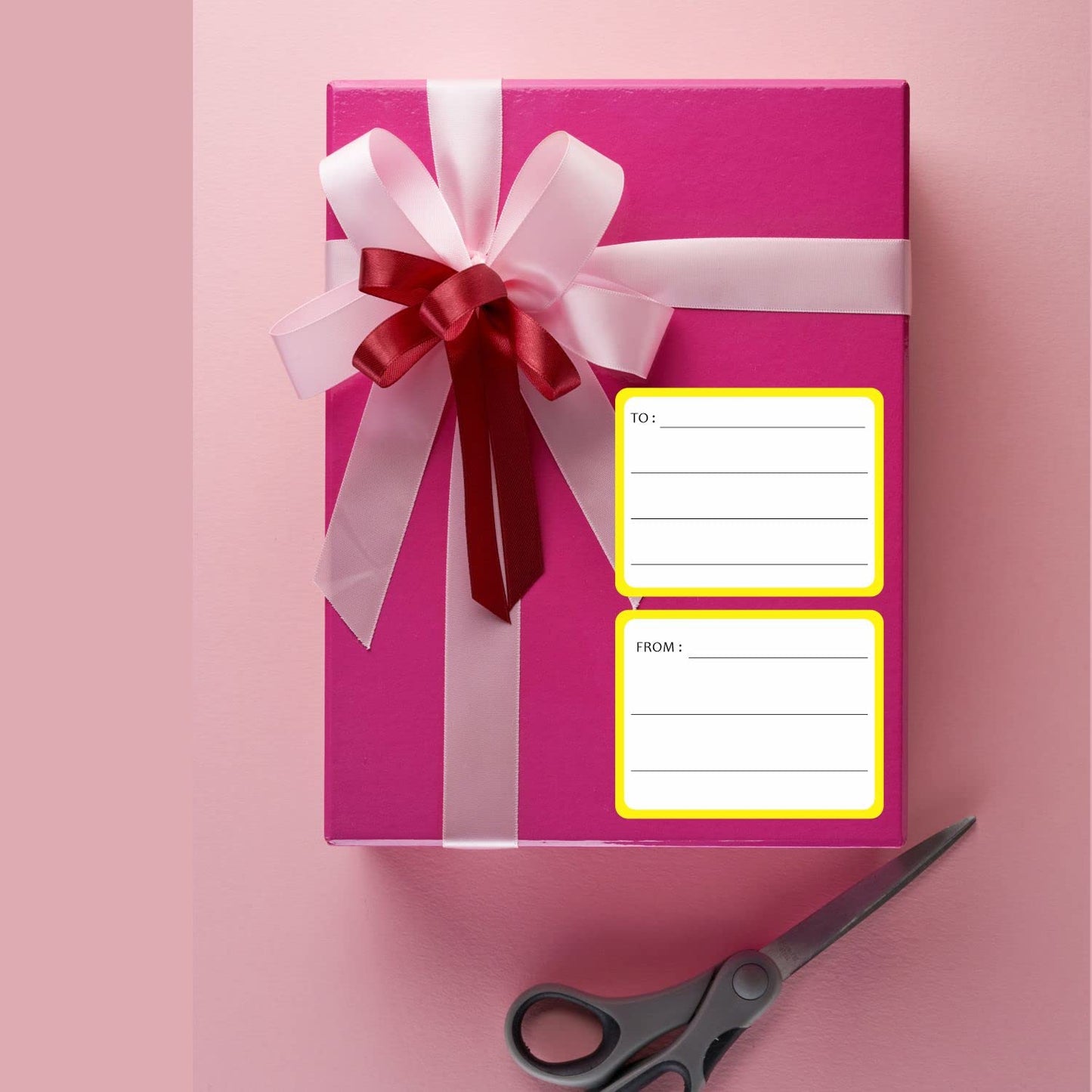 PARTH IMPEX to from Stickers for Gifts - (Set of 40) 4.5" x 3.5" Large Any Occasion Address Mailing Blank Mail Labels for Birthday Christmas New Year Envelopes Shipping Boxes