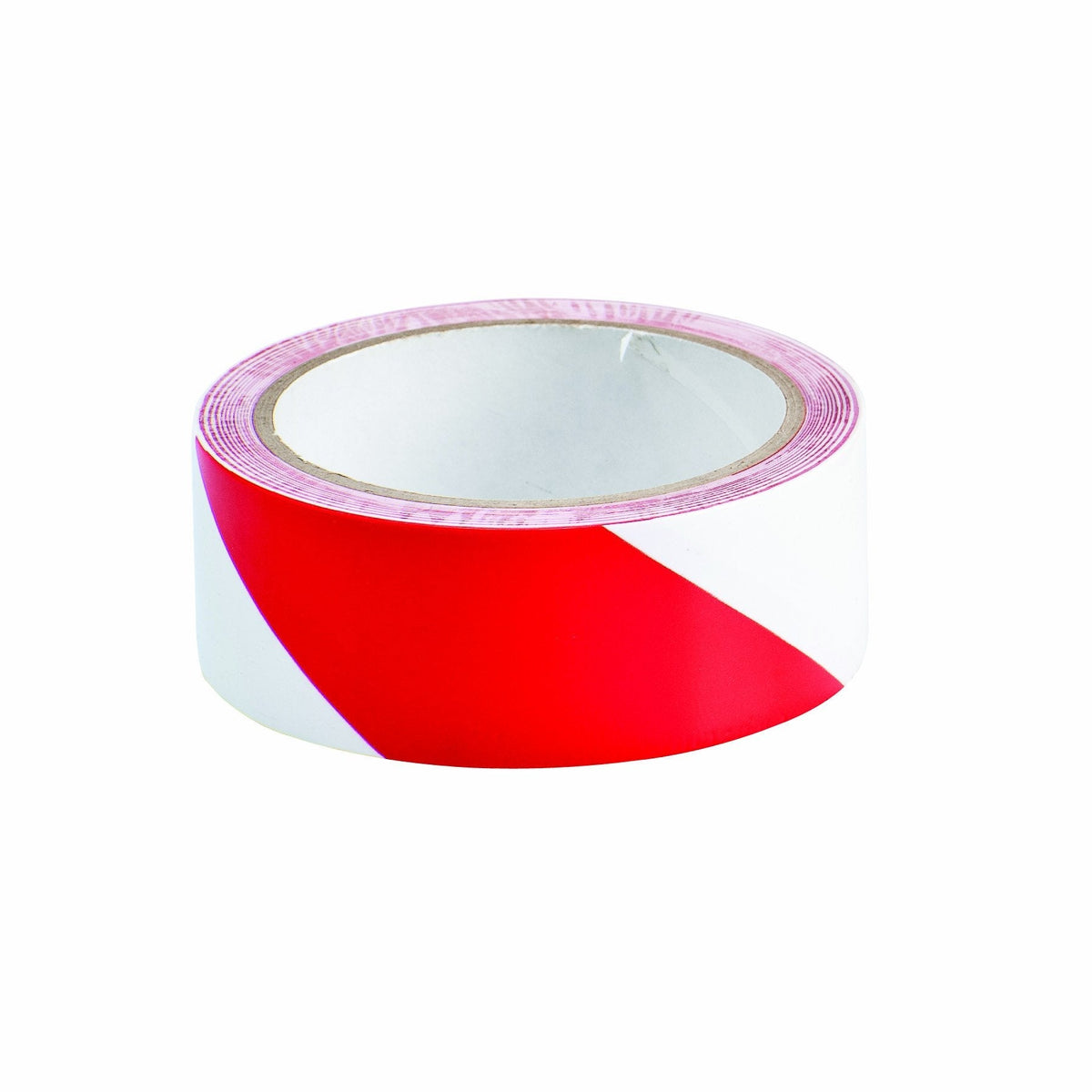 Brady 55295, Wrng Stripe Tape, Vinyl, Red and White, Legend "(Red & White Diametergonal Stripes)" (1 per Order)
