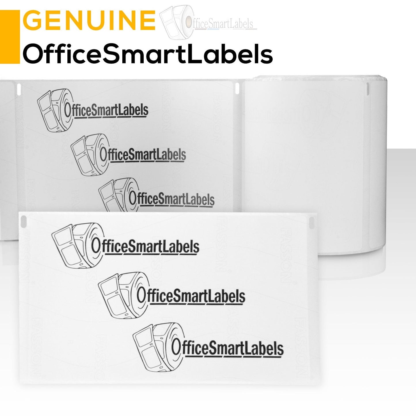 OfficeSmartLabels 2-1/4 x 1-1/4 inch, Multipurpose Labels, Compatible with 30334 (1 Roll / 1000 Labels Per Roll)