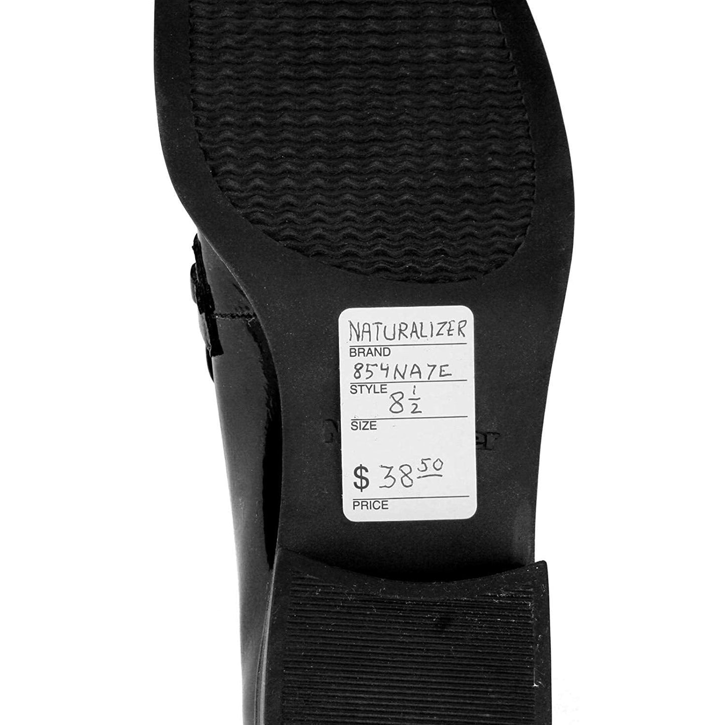 Self Adhesive Shoe Store Labels - Brand, Style, Size & Price Sticker Roll, 500 Pack