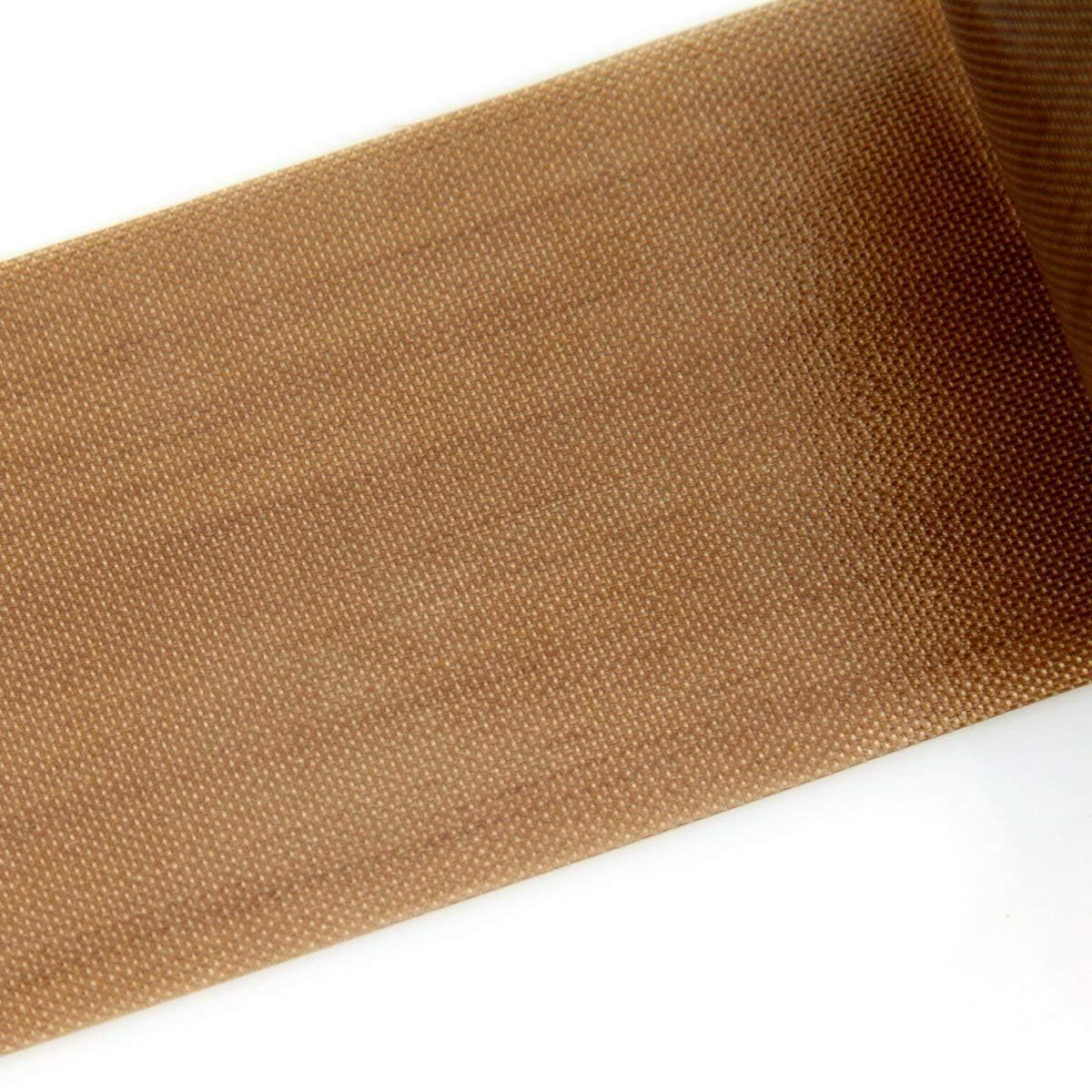 4"" x10m PTFE Teflon Tape Nonstick 500℉ High-Temp Fiberglass Adhesive Tape, Brown