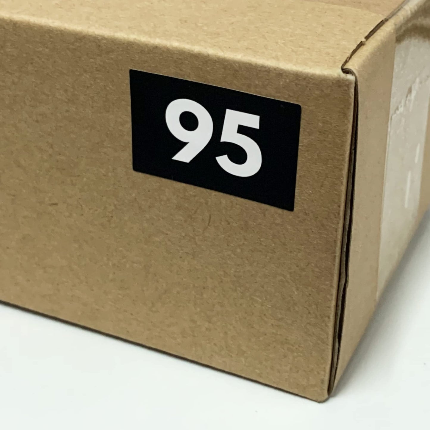 15 Sets, 1-100 Number Stickers Waterproof Vinyl - 1.5" x 1", White Numbers 15 sets (1500 pieces)