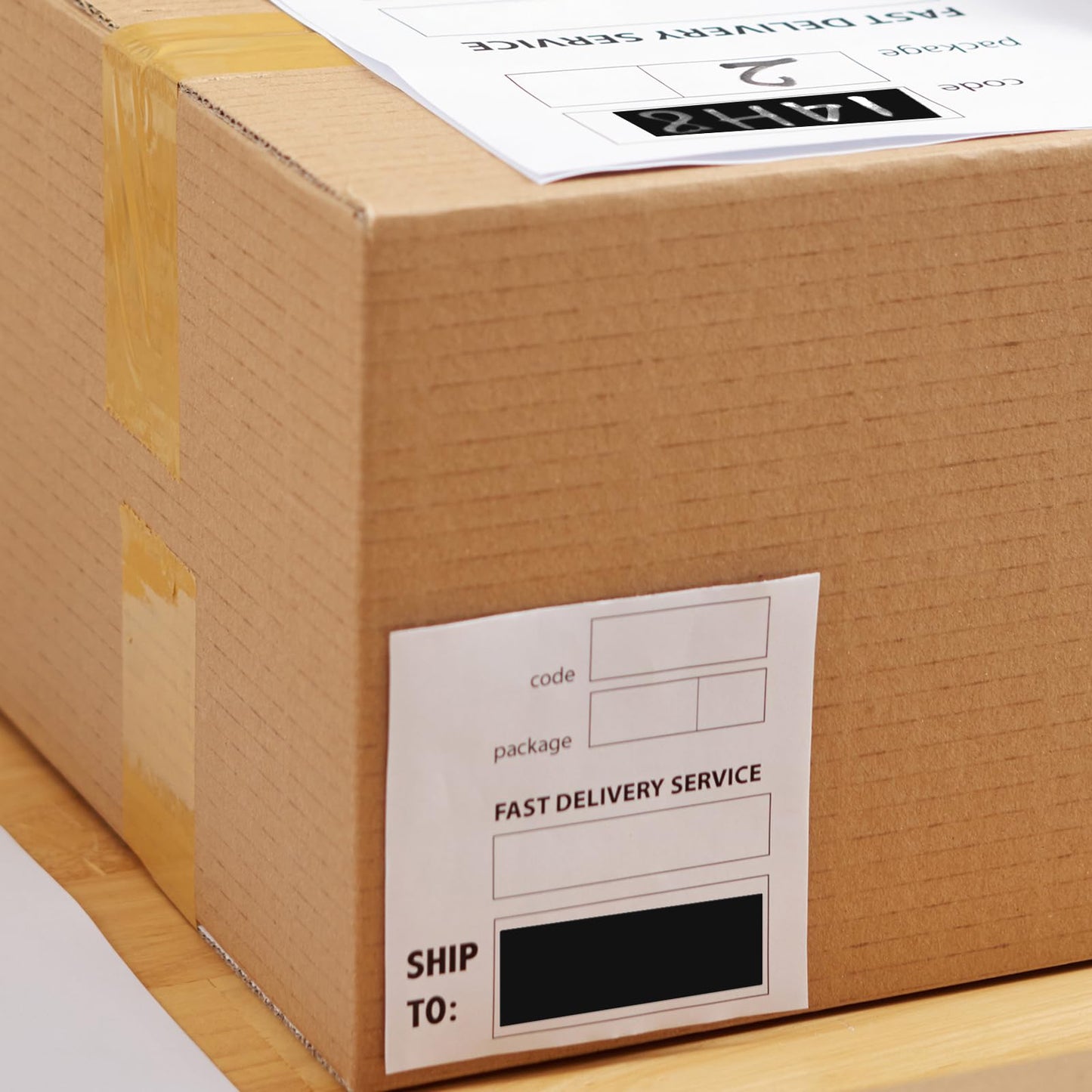 Black Rectangle Stickers 3 x 1 Inch Color Coding Labels Vinyl Roll Self-Adhesive Waterproof Removable 500 PCS Black
