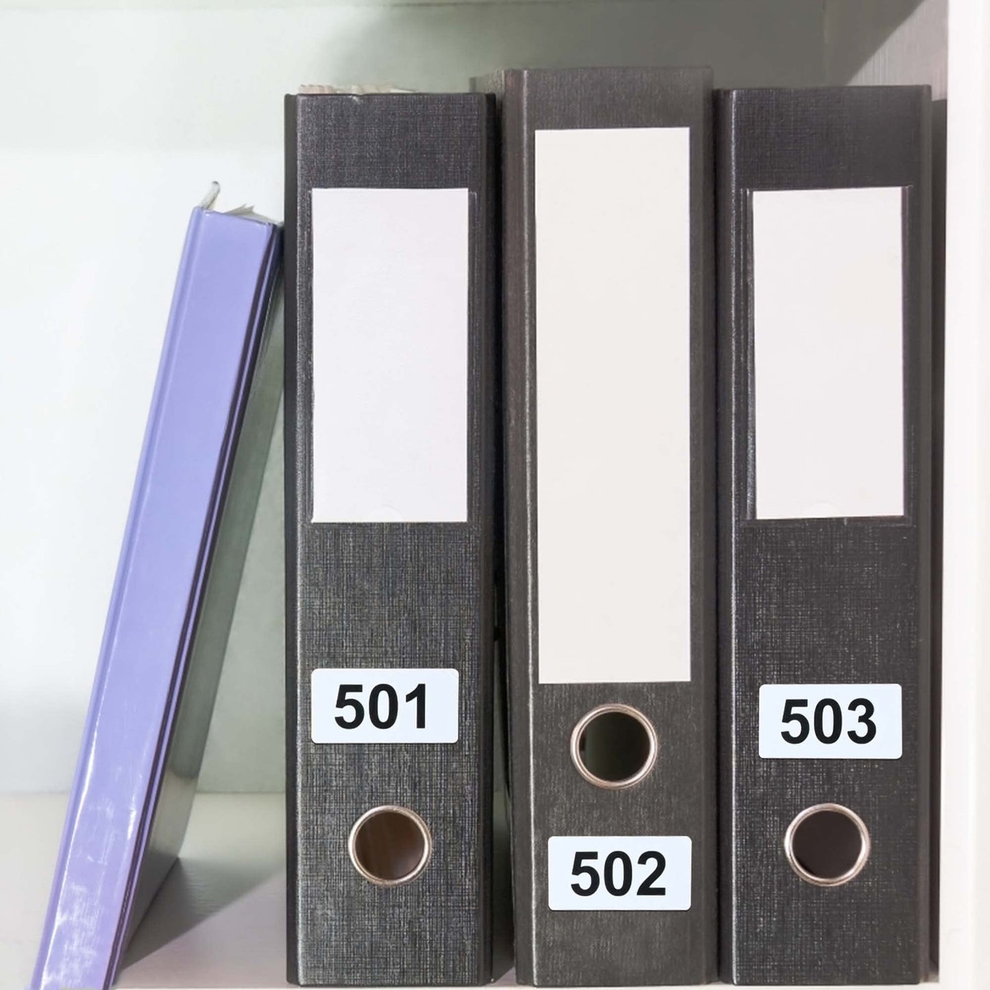 Consecutively Numbered Labels, 2 x 1 Inch Self-Adhesive Vinyl Inventory Numbered Sticker (001-500) 001-500