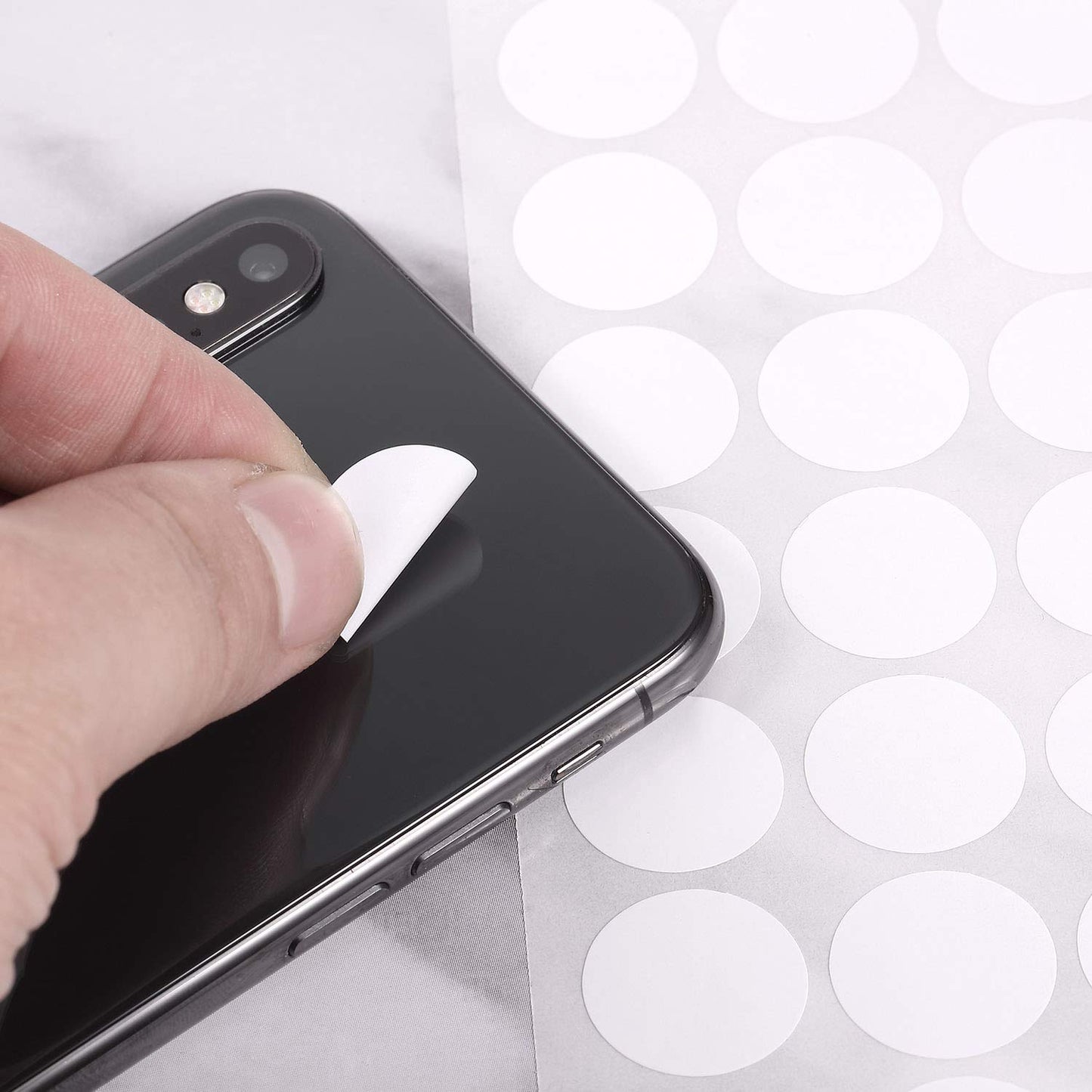 2800 Pieces White Round Dot Stickers 3/4 Inch Diameter Circle Dot Labels