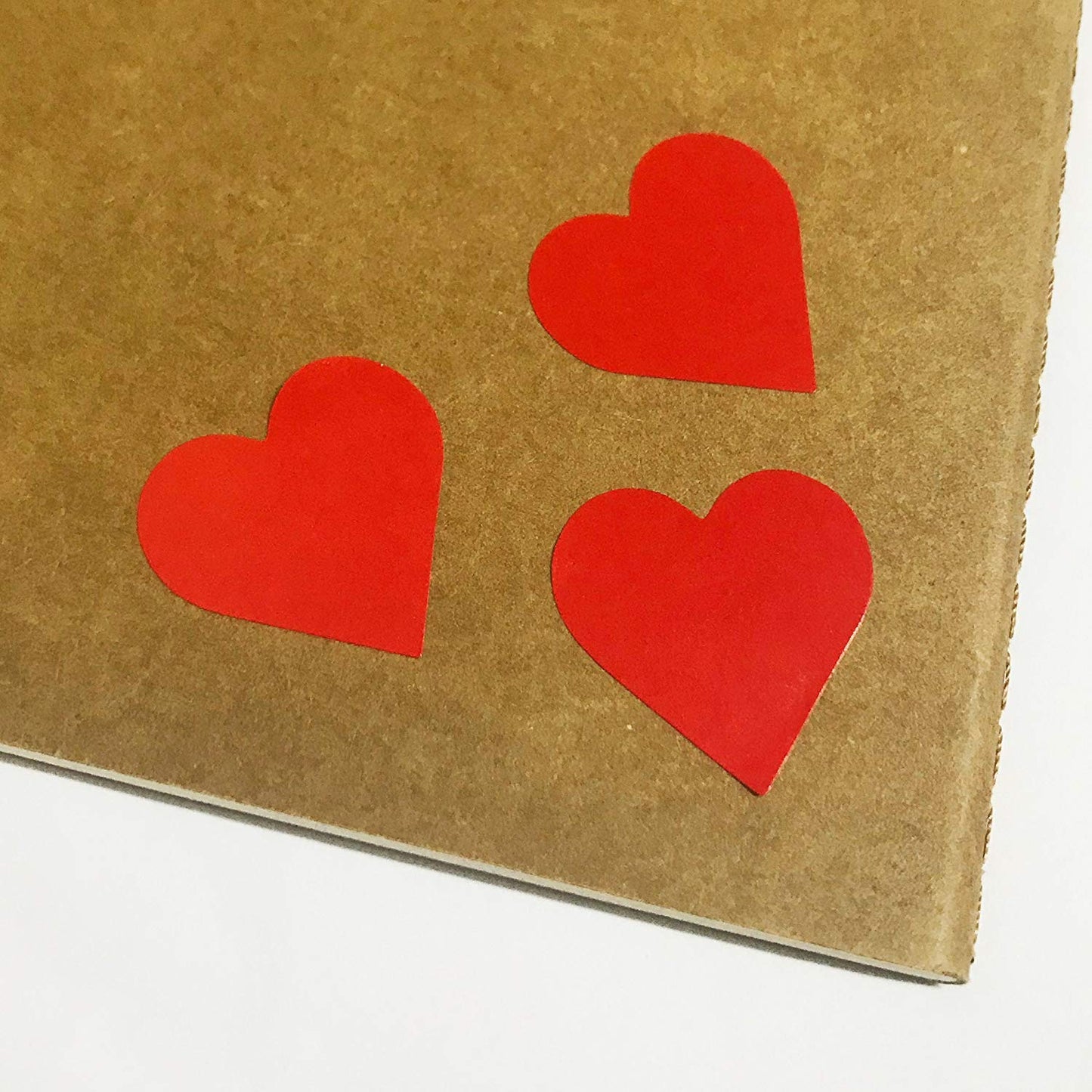 Red Heart Stickers Happy Mother's Day Crafting Scrapbooking Labels Heart Shape Color Coding Labels- 2" Natural Adhesive Envelop Seals Labels 500 Per Roll.