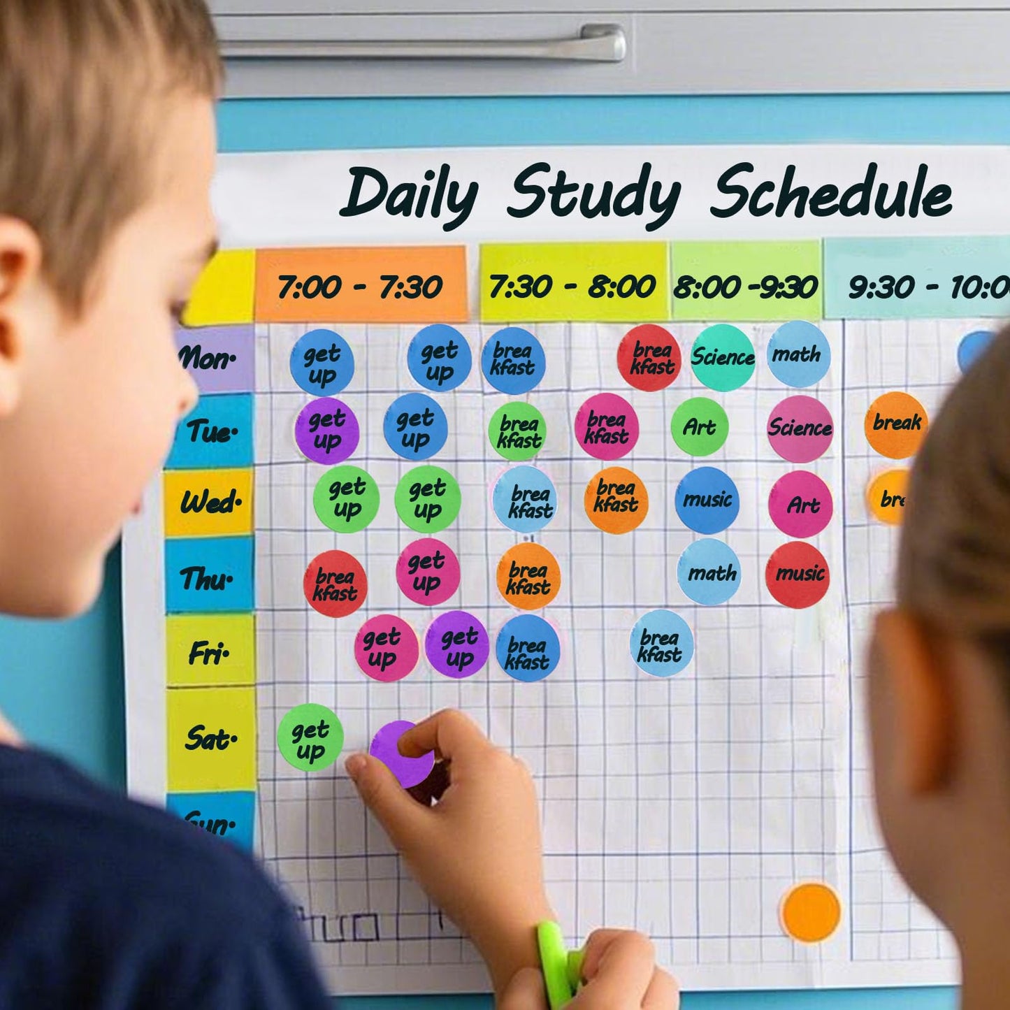 SallyFashion 2160PCS 3/4" Colored Coding Dot Labels - 12 Color Polka Circle Stickers for Classroom, Garage Sales, Papers Etc