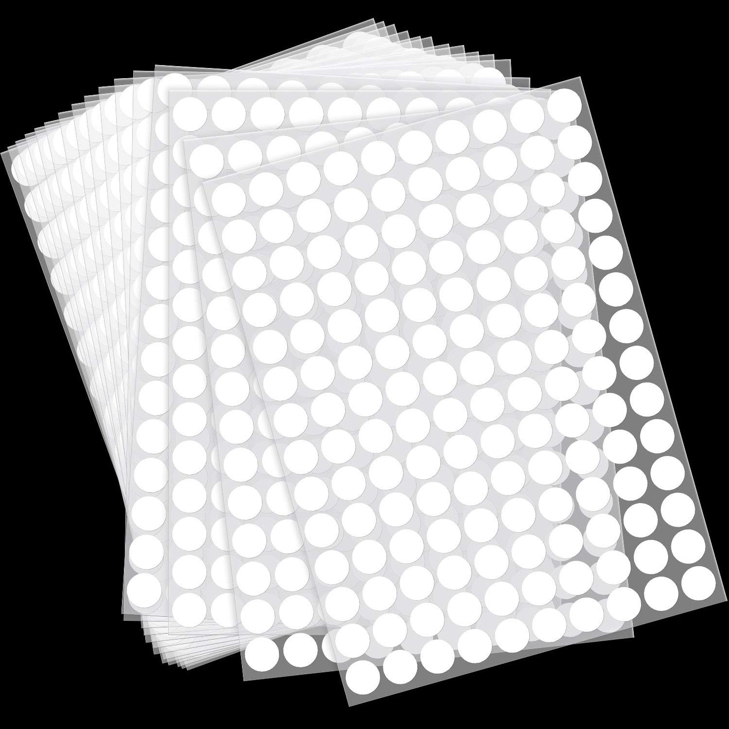 2800 Pieces White Round Dot Stickers 3/4 Inch Diameter Circle Dot Labels