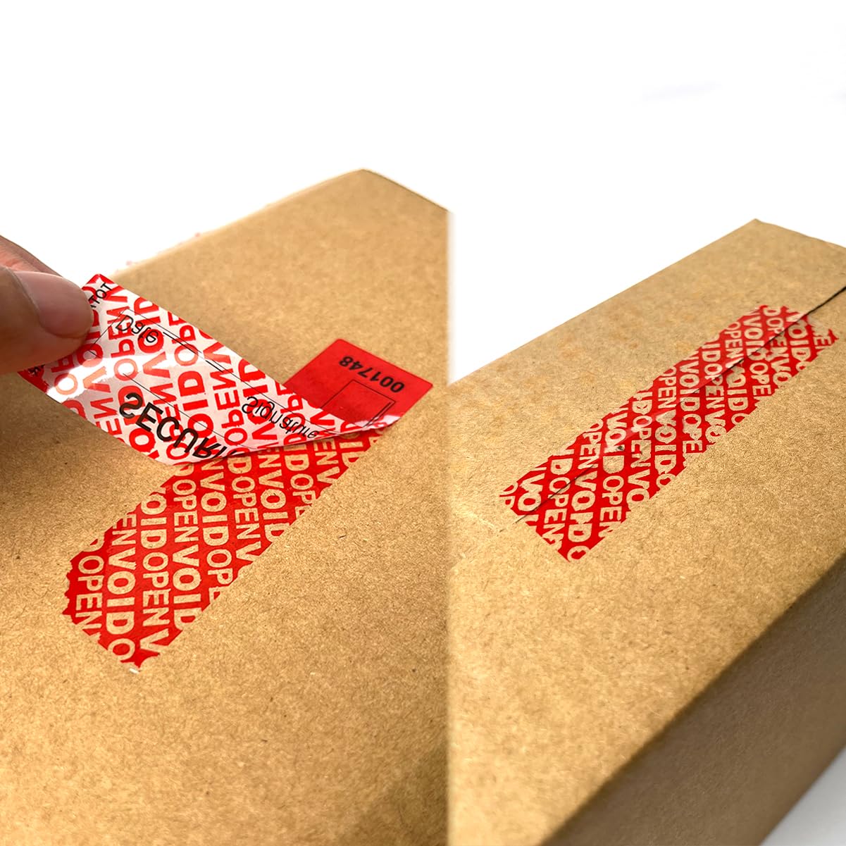210 PCS Tamper Evident Seals 1x3.5inch Tamper Tape Tamper Proof Stickers Total Transfer Tamper Tamper Evident Tape Security Tape (Silver) Silver