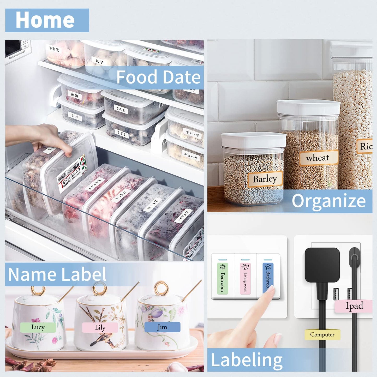 160 Pcs D110/D11/D101 Label Maker Tape Pink Name & File Folder Address Waterproof Labels Sticker for Daycare, School, Travel, Baby Bottles, Clothes, Lunch Boxes and Cups, School Supplies-Pink File Labels-pink