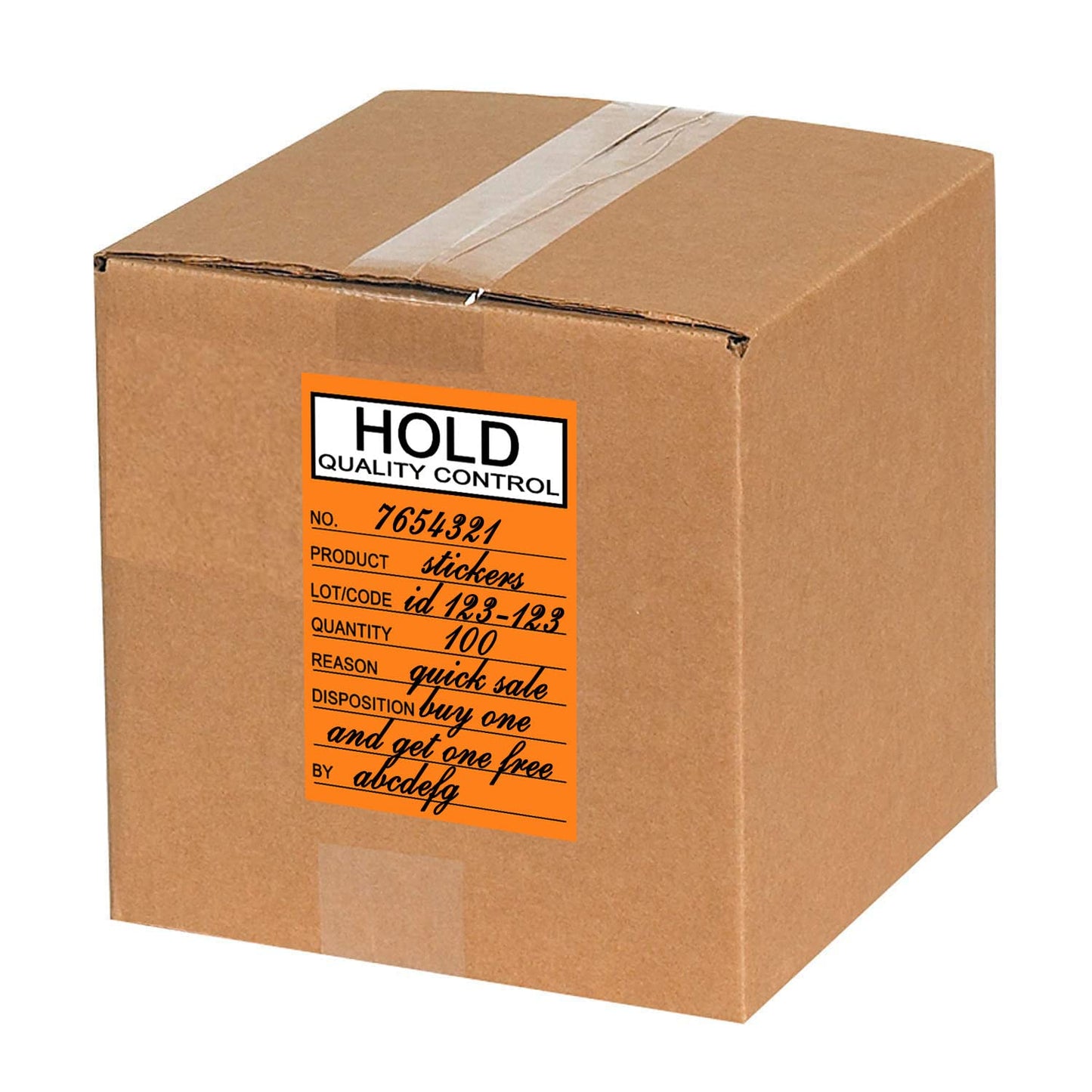 YOUOK Hold Quality Control Labels Stickers, 3×5 Inch Quality Hold Stickers Inventory Control Labels for Shipping,Inventory,Production Line,Warehouse,Management,Inspection.(200Pcs)